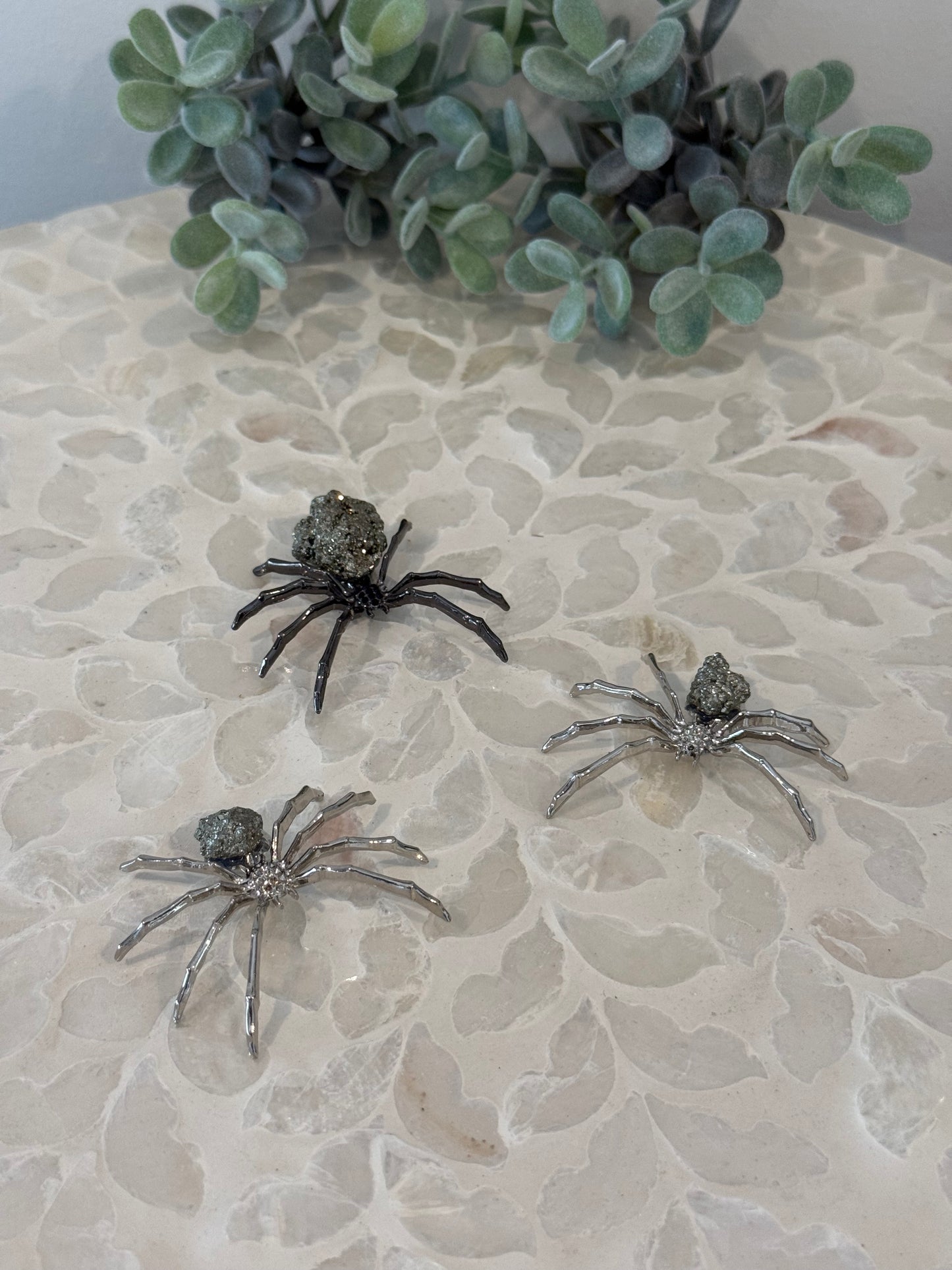 Pyrite Spiders
