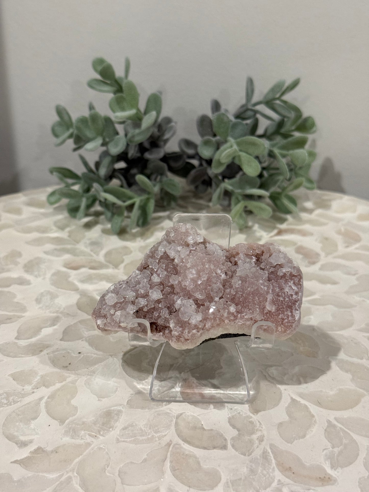 Pink Apophylite Custer