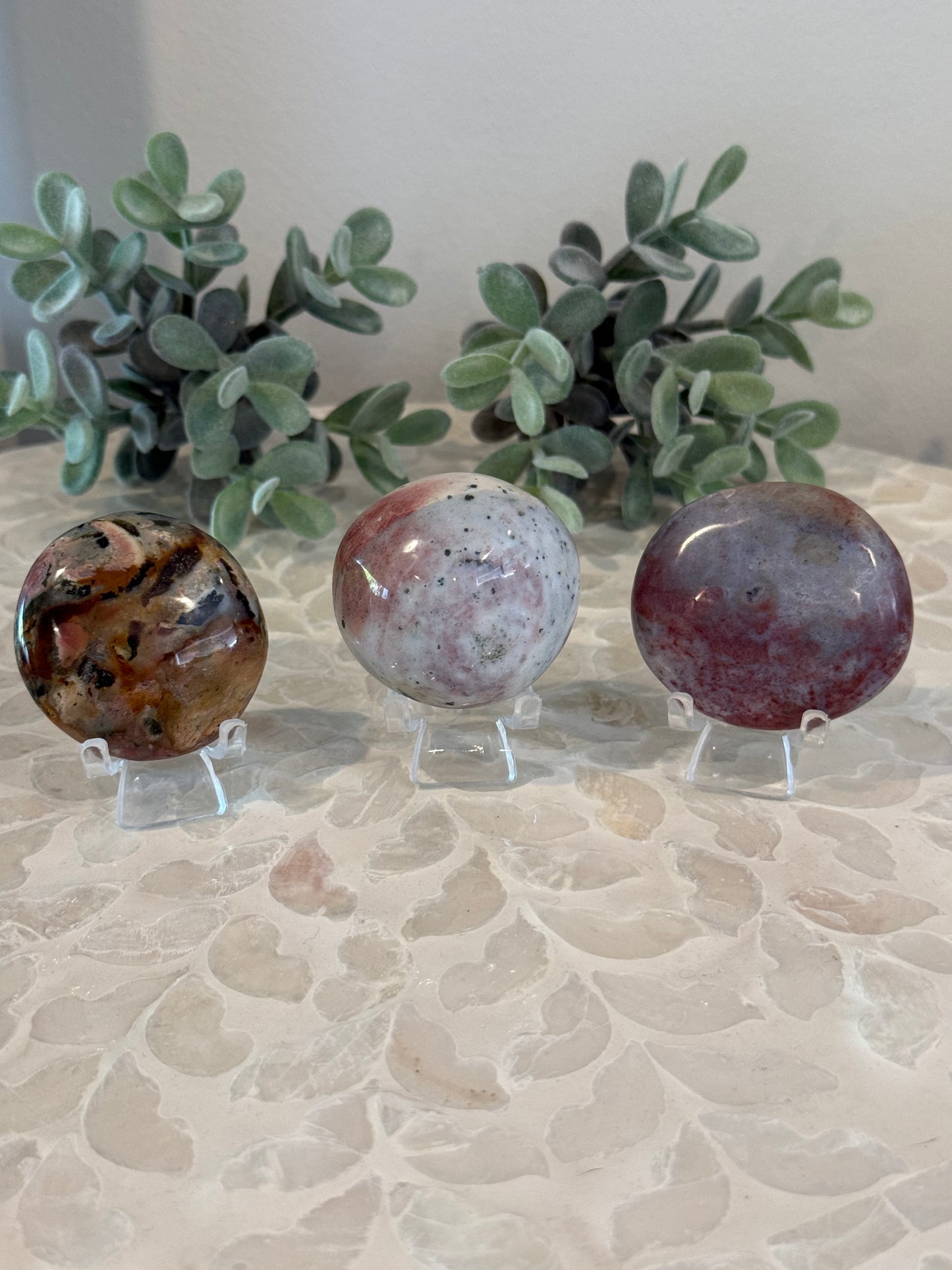 Ocean Jasper Palm Stones