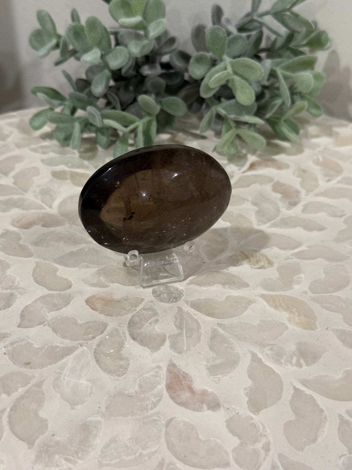 Smokey Quartz Palm Stones
