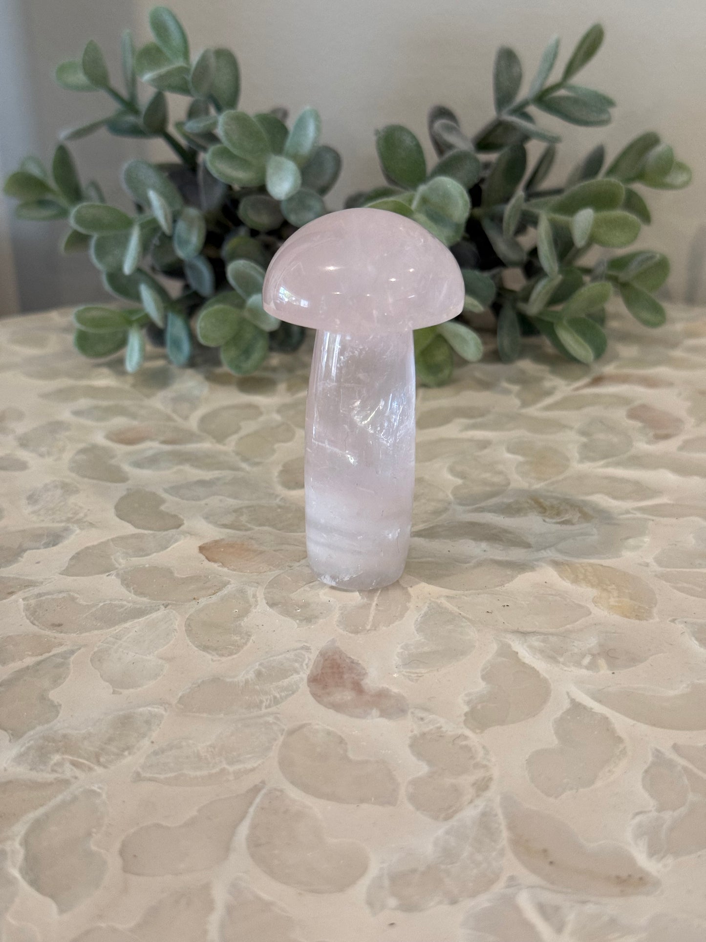 Rose Quartz Mushroom