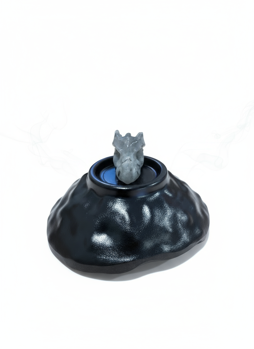 Mini Labradorite Dragon Head
