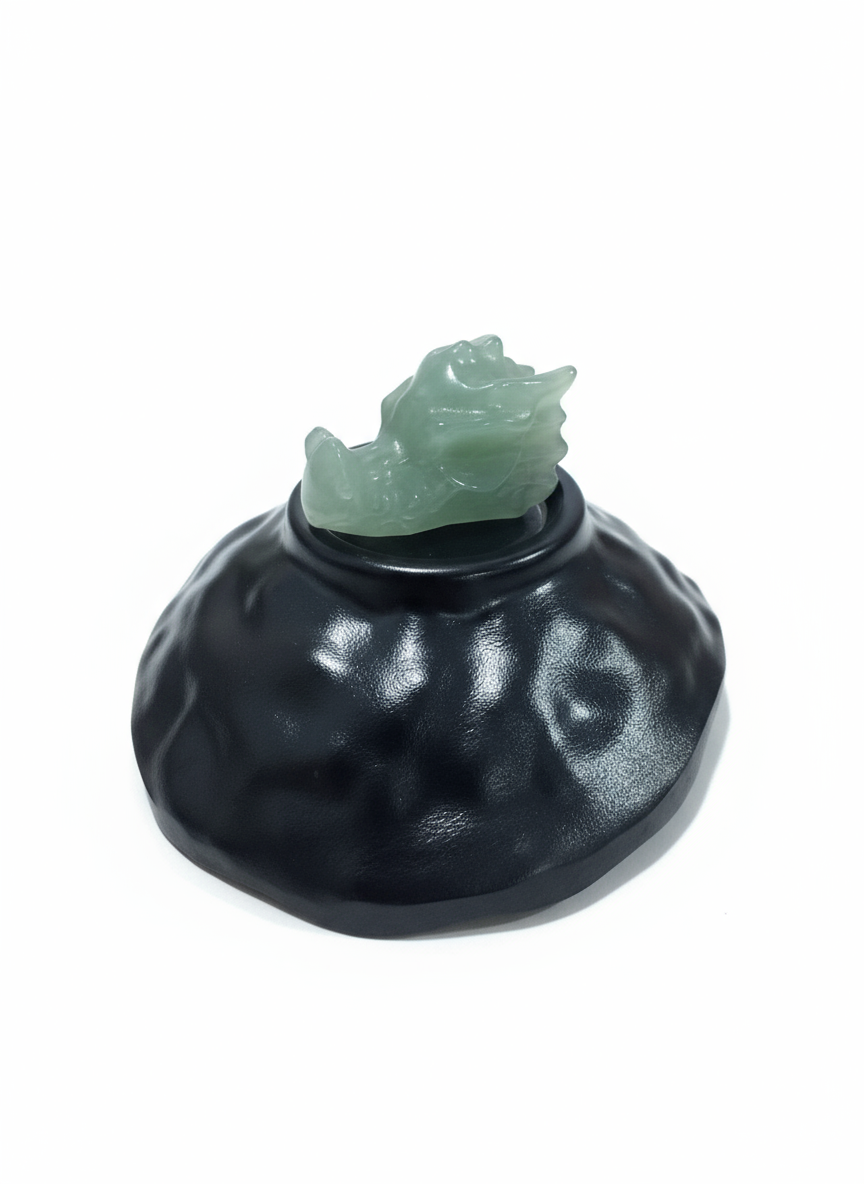 Green Aventurine Dragon Head - Small