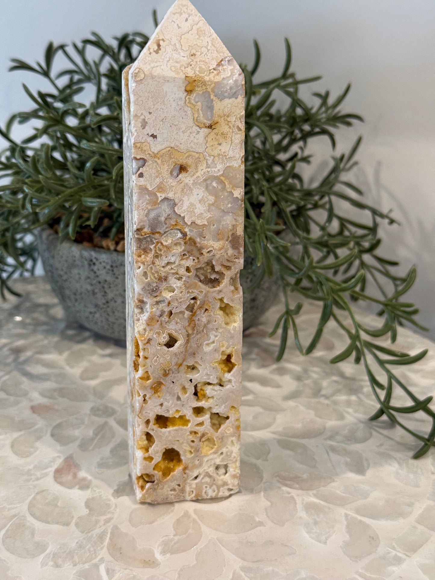 Crazy Lace Agate Tower