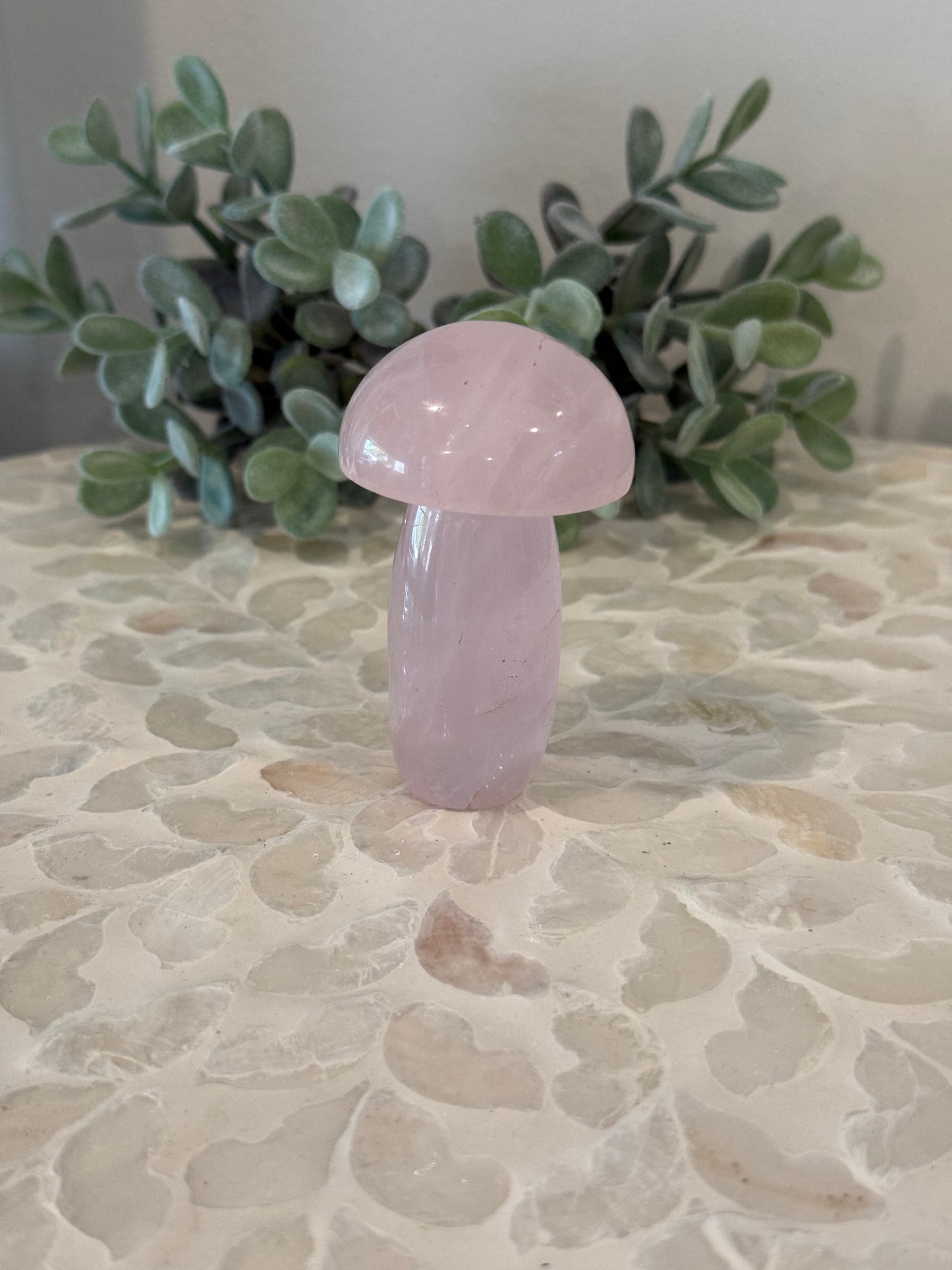 Rose Quartz Mushroom