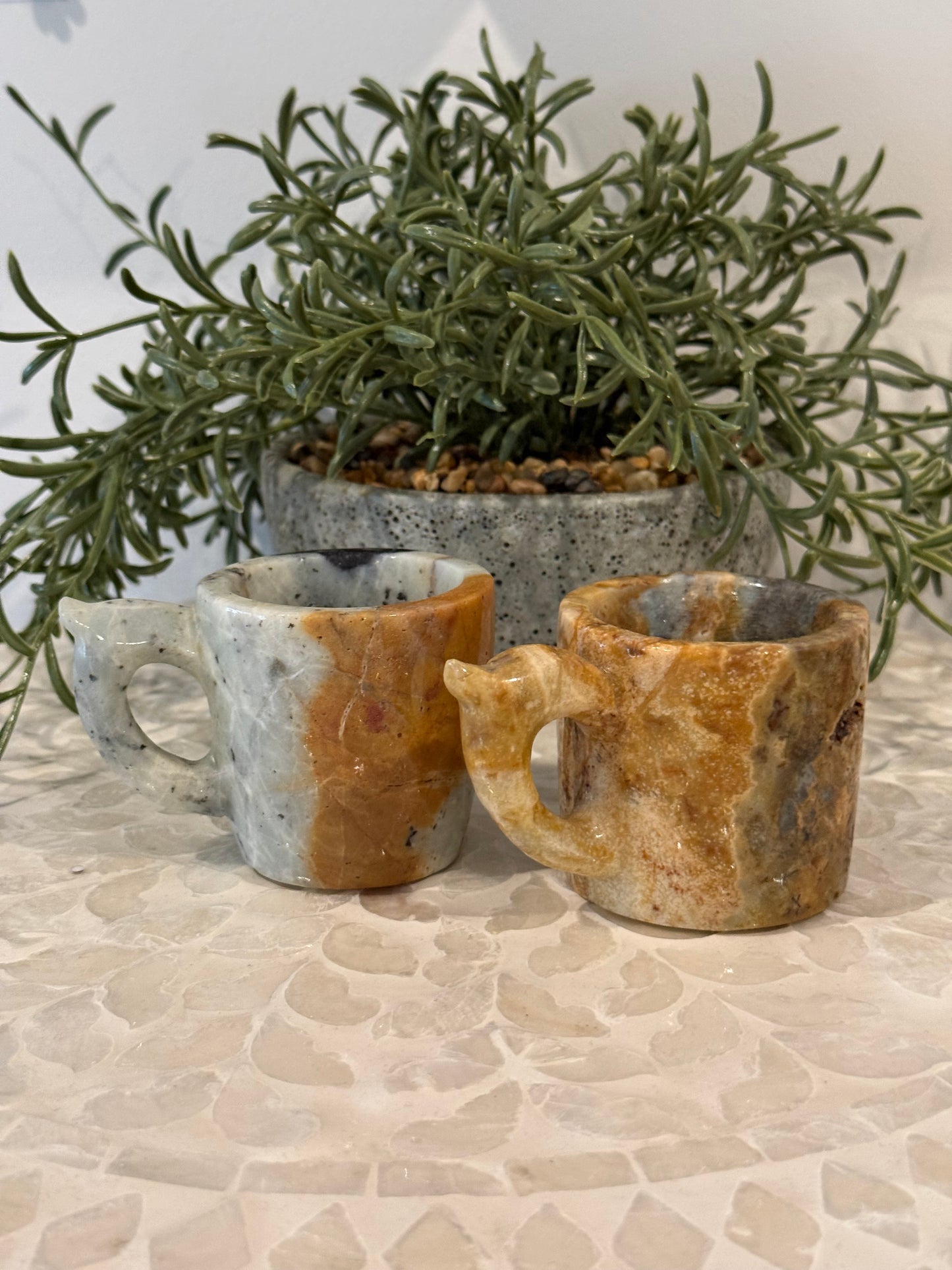 Caribbean Calcite Mugs - Crystal Mugs