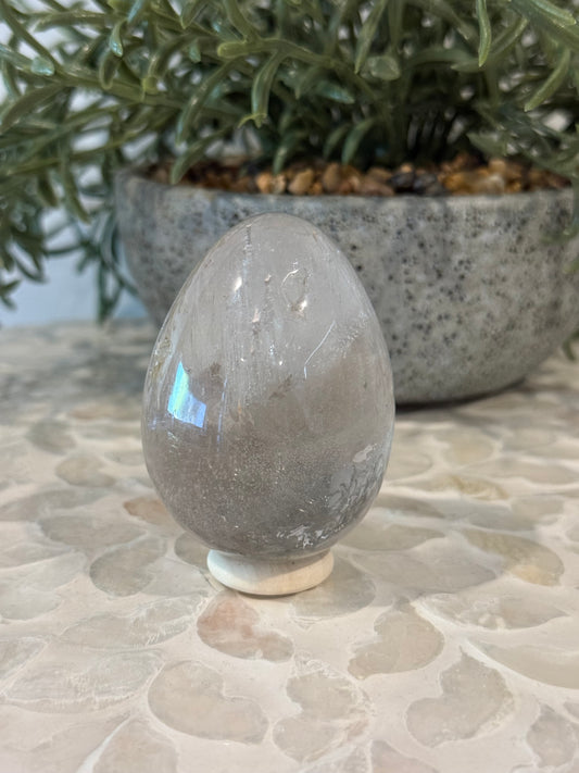 Clear Quartz Egg