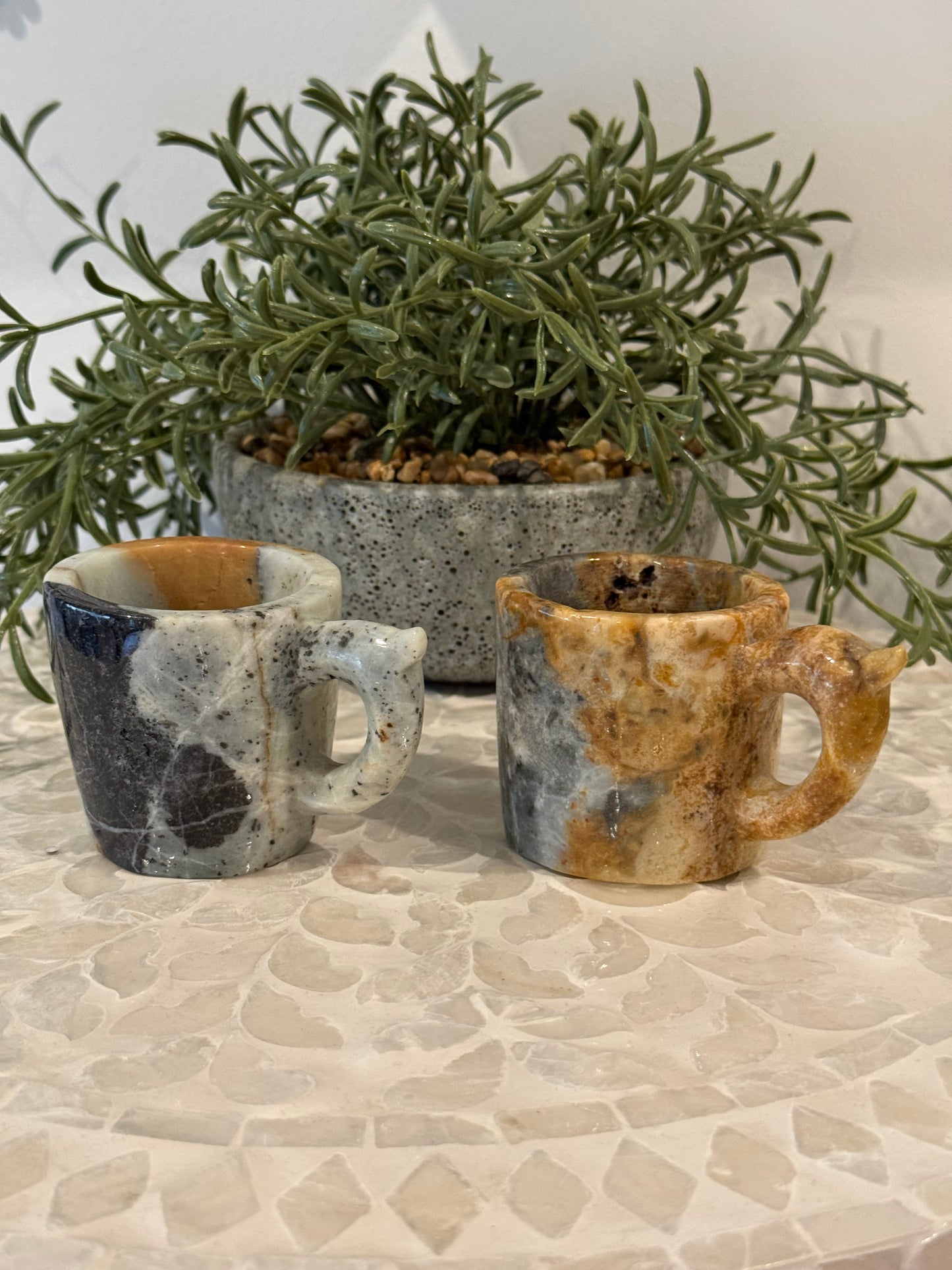 Caribbean Calcite Mugs - Crystal Mugs