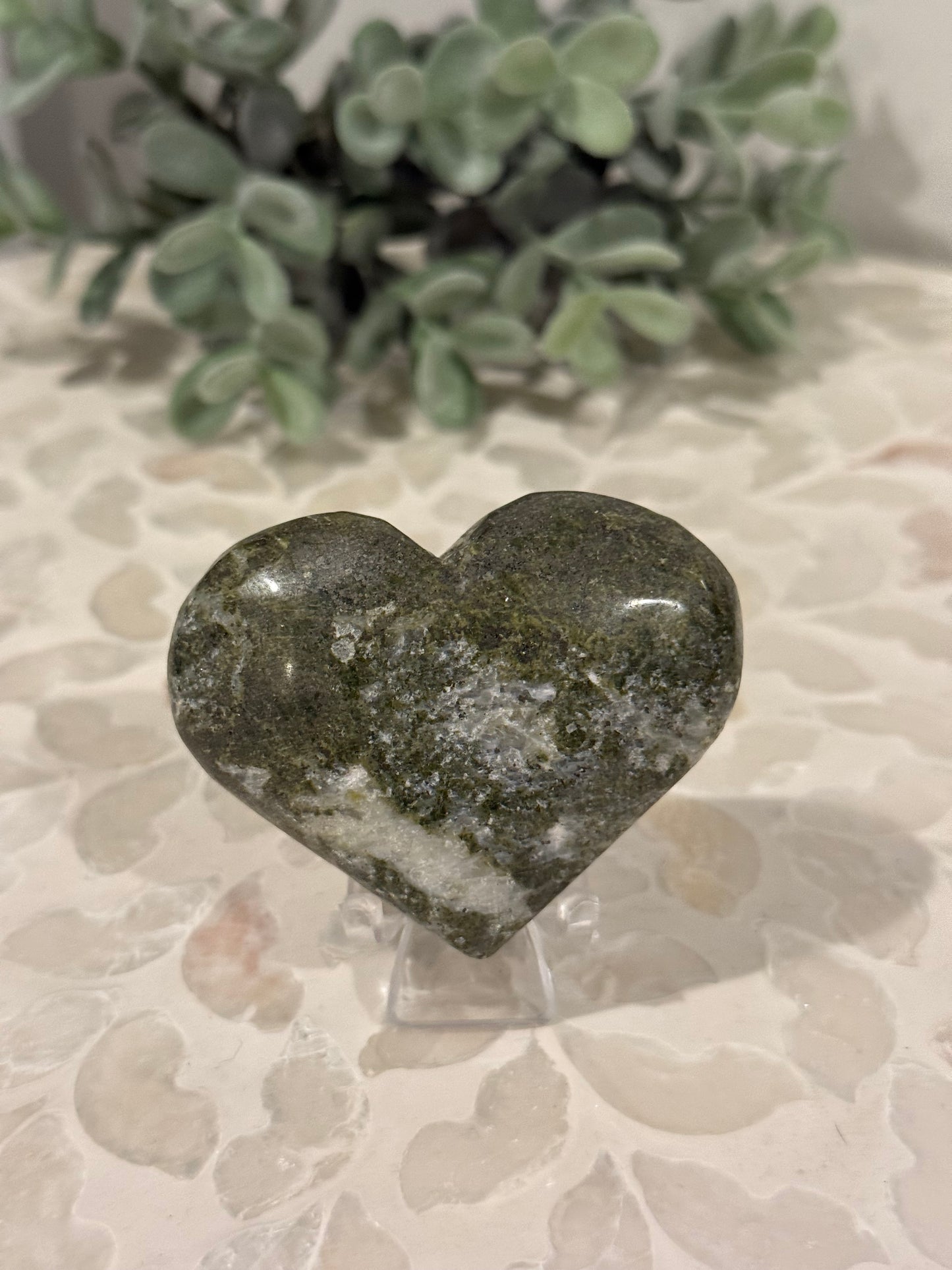 Leopardskin Serpentine Heart