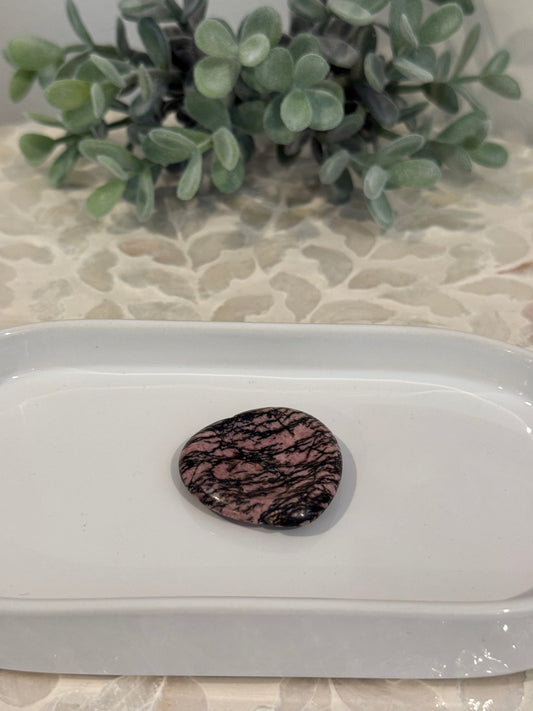 Rhodonite Worry Stone
