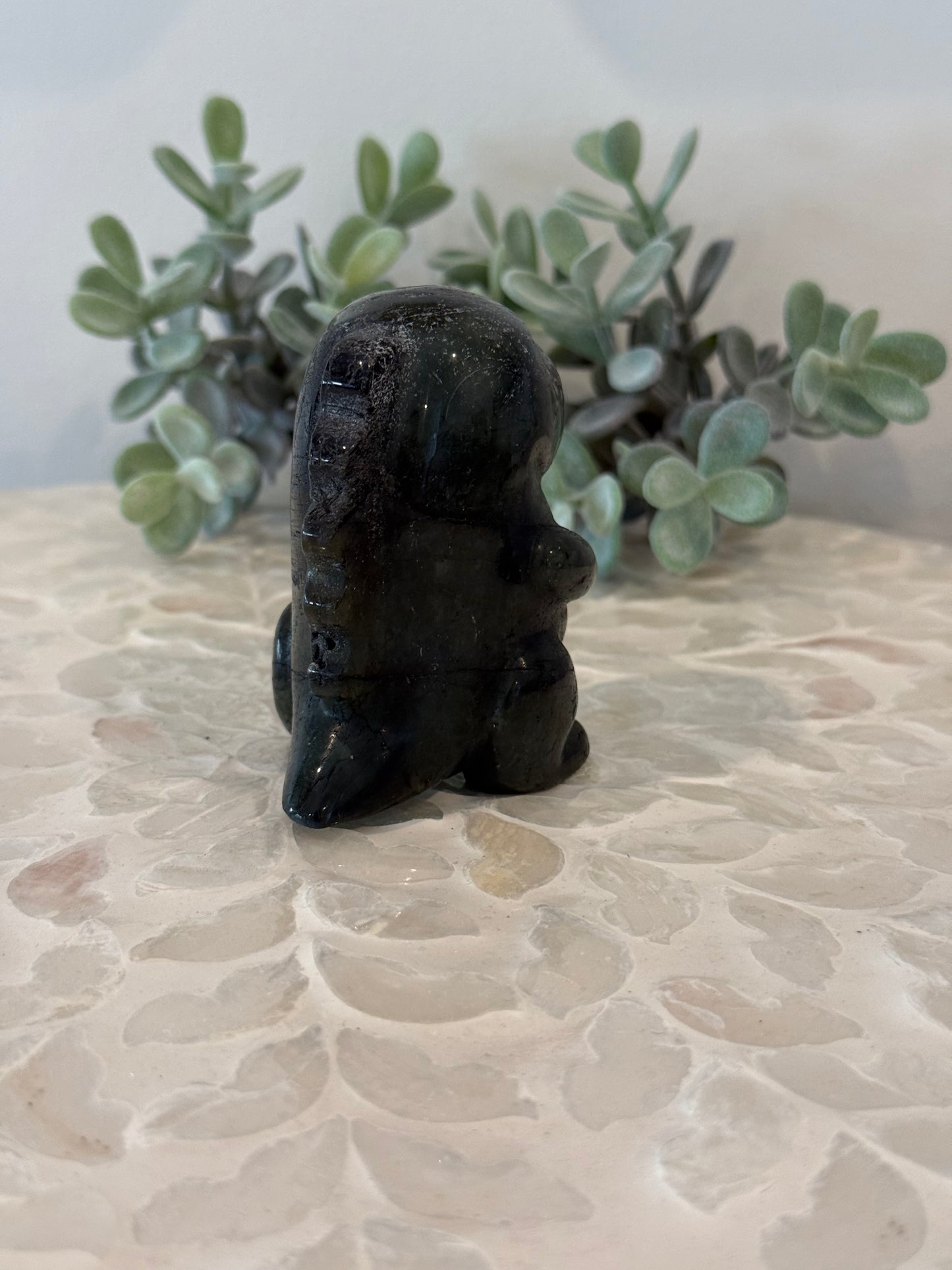 Labradorite Chubby Dino