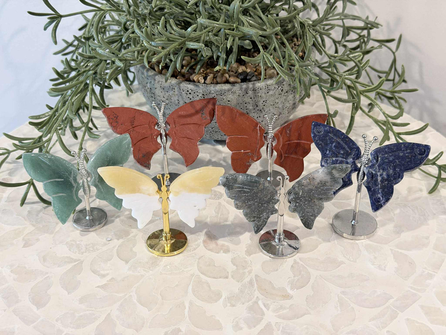 Mixed Butterflies on Stands