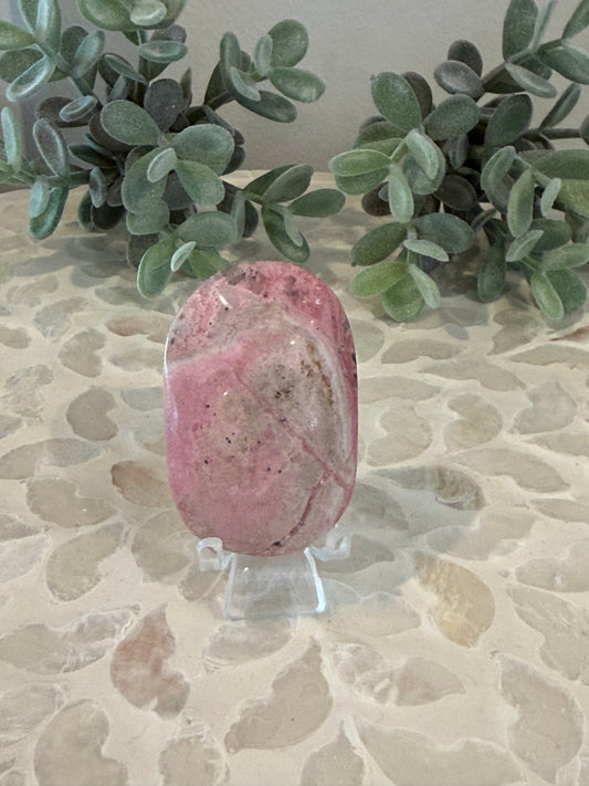 Peruvian Rhodonoite Palm Stone