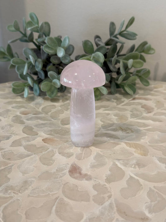 Rose Quartz Mushroom