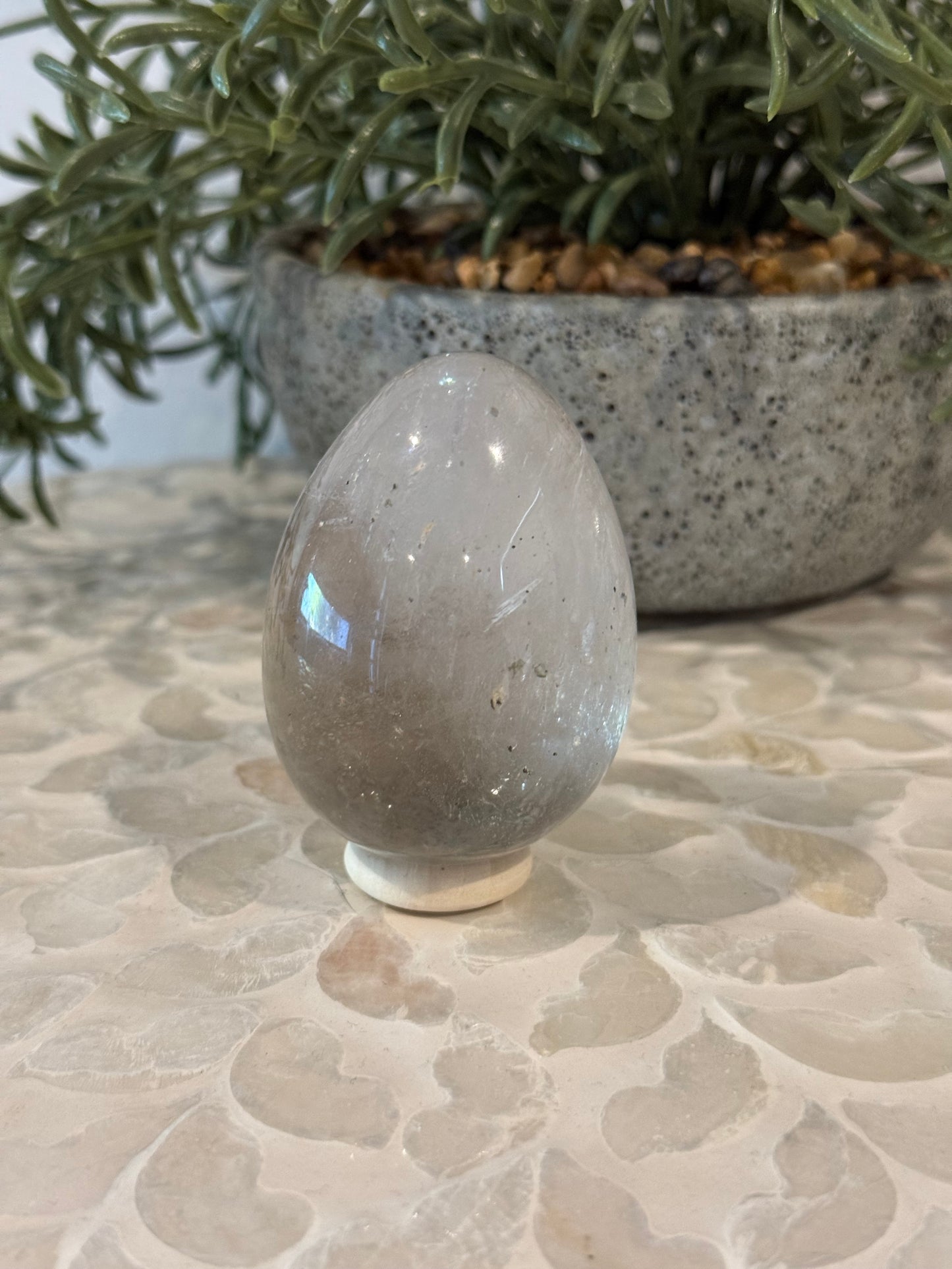 Clear Quartz Egg