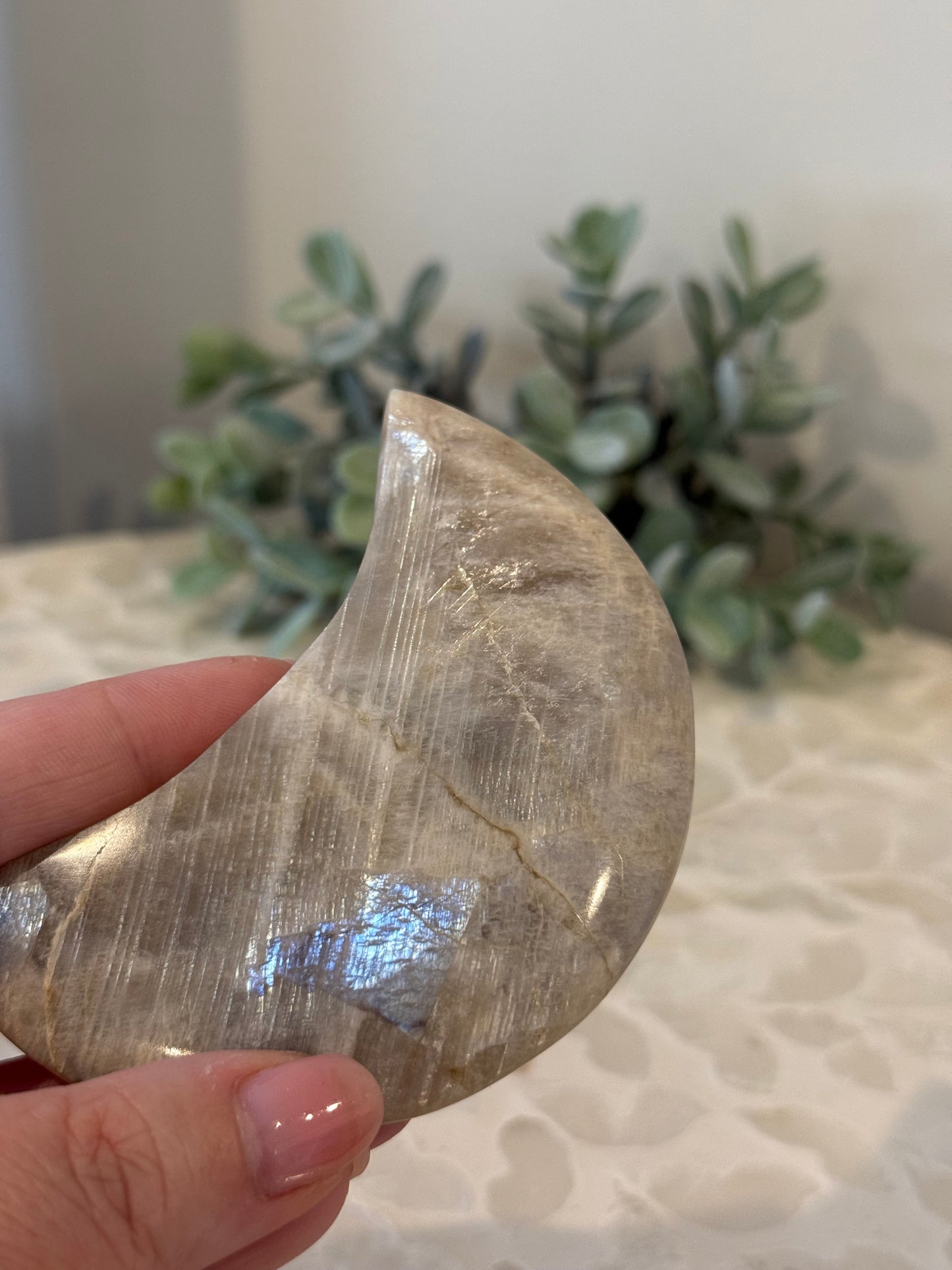 Moonstone Moon - Blue Flash