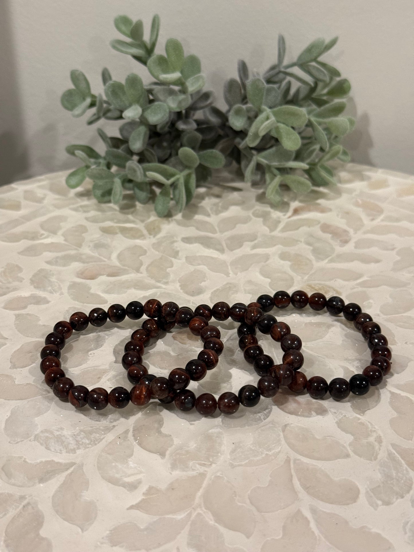 Red Tiger’s Eye Bracelets