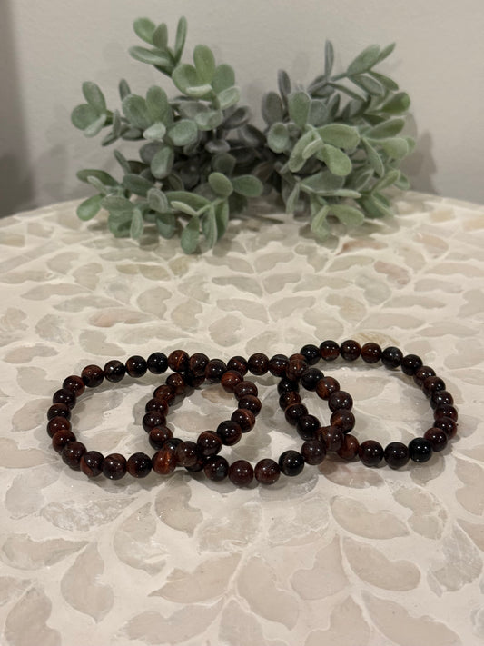 Red Tiger’s Eye Bracelets