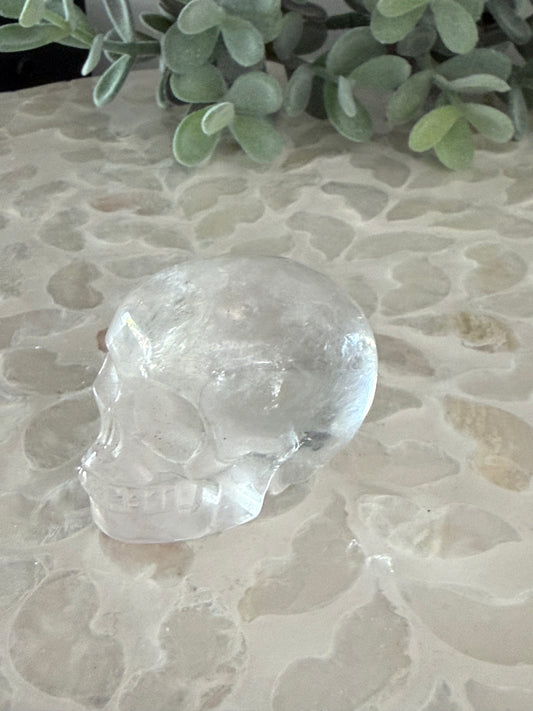 Clear Quartz Skull