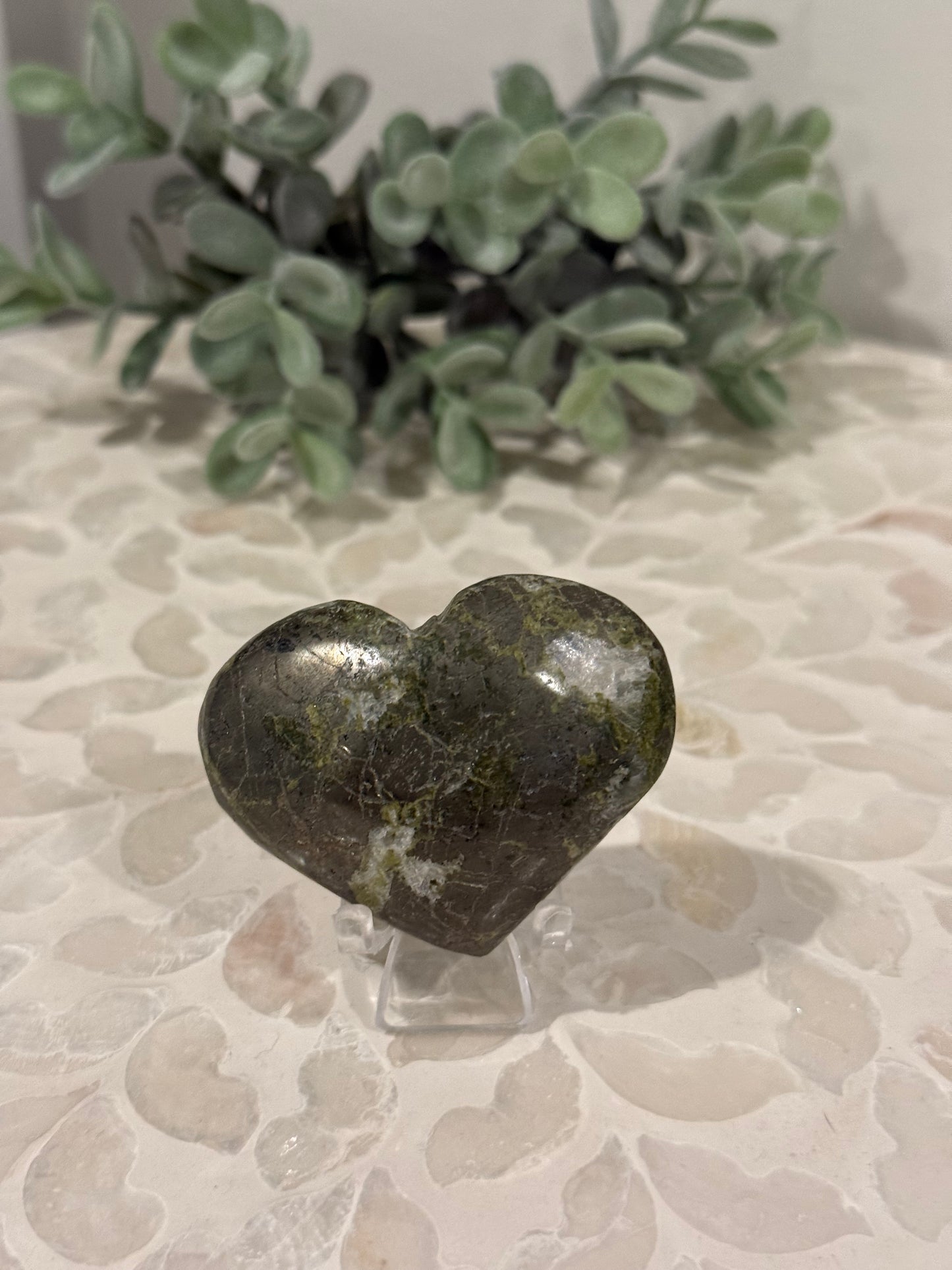 Leopardskin Serpentine Heart