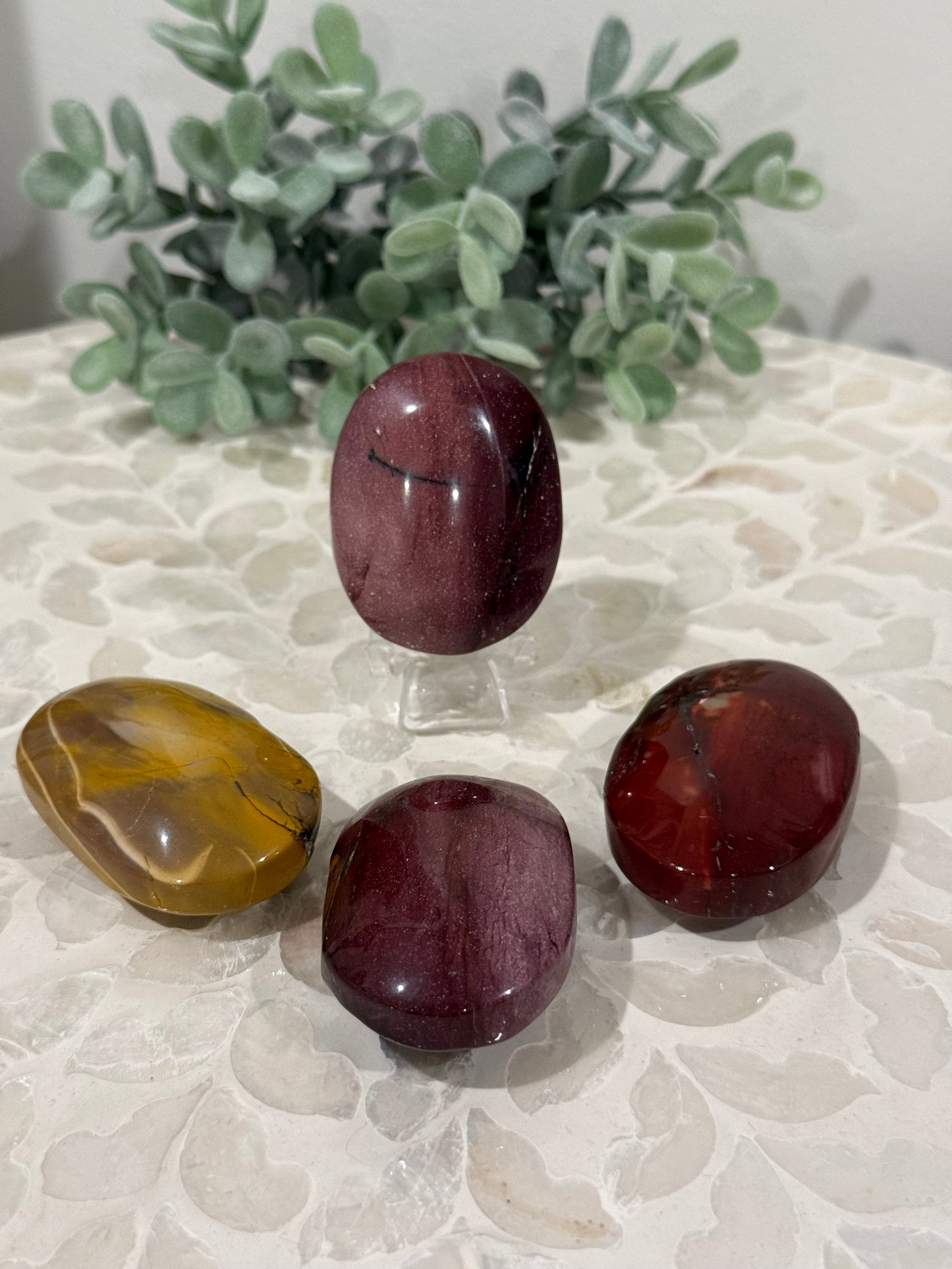 Mookaite (Jasper) Palm stone