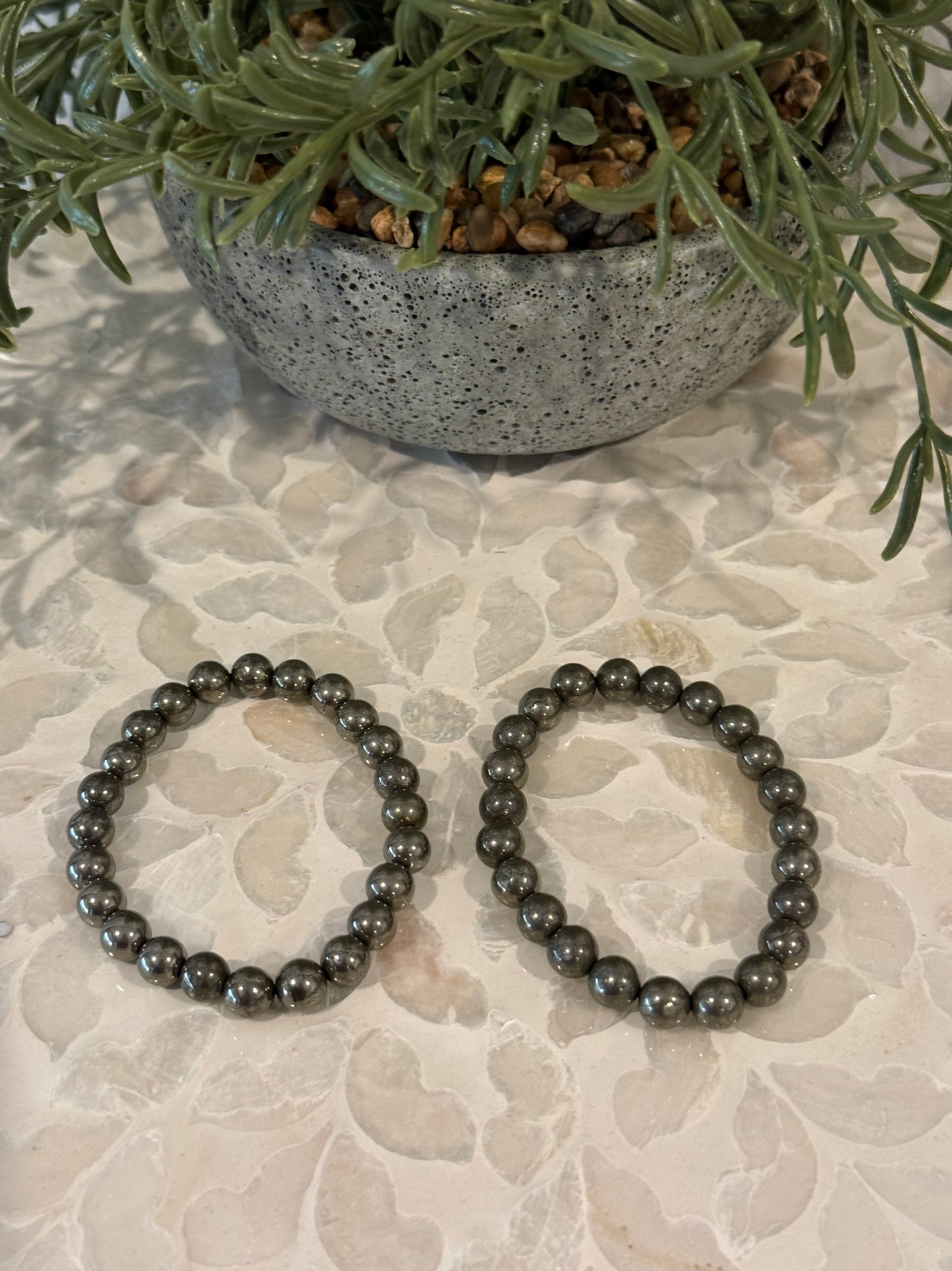 Pyrite Bracelet - 8mm