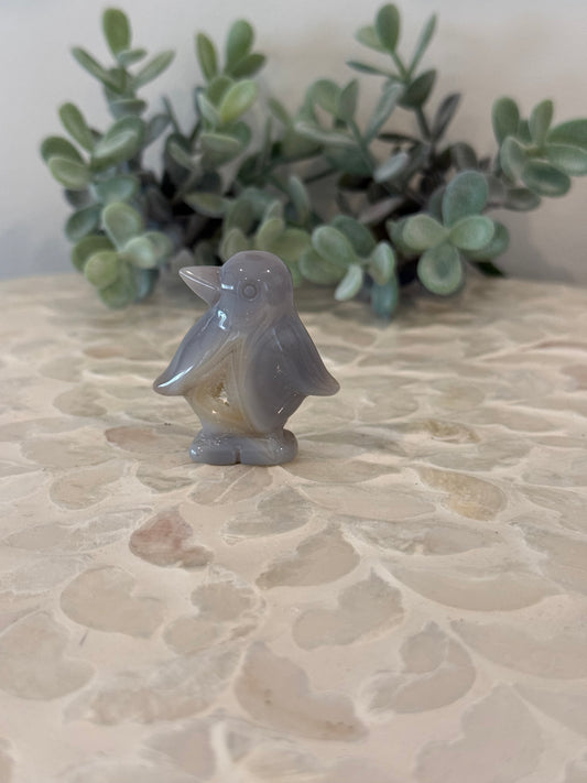 Druzy Agate Penguin