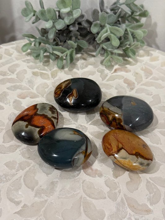 Polychrome Jasper Palms - Large