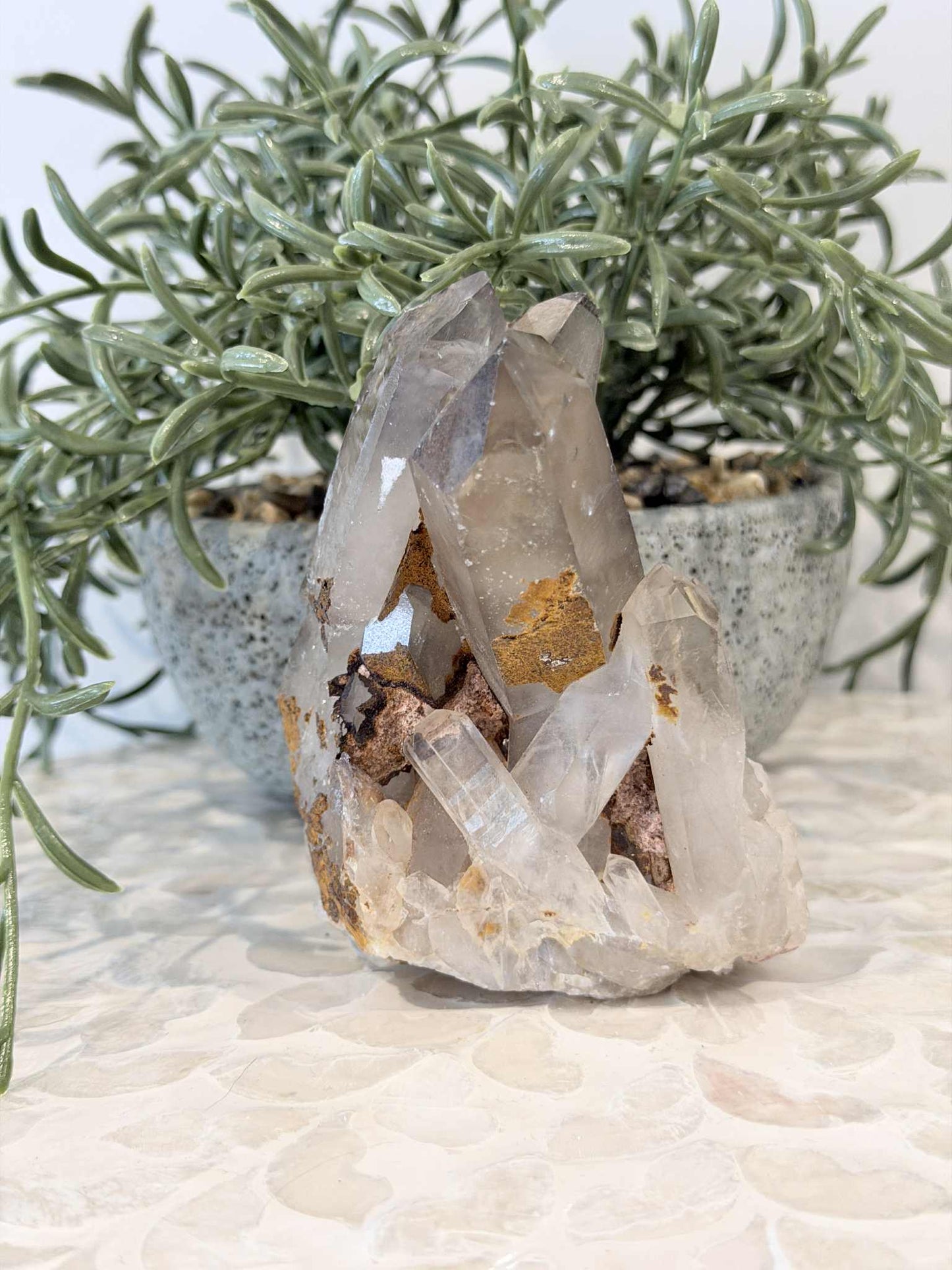 Smokey Quartz Cluster