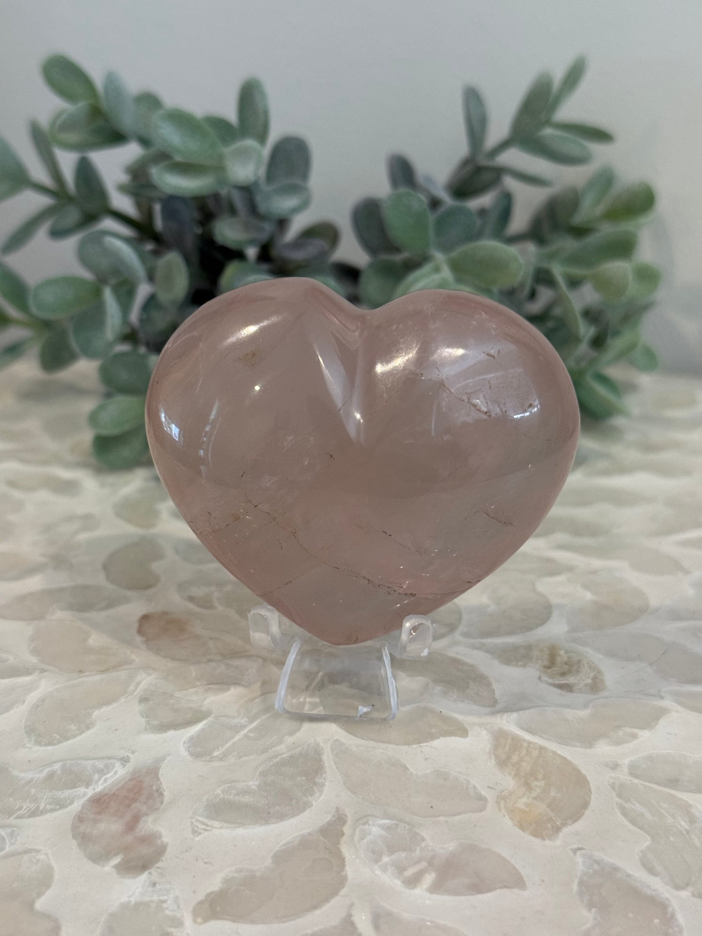Rose Quartz Heart