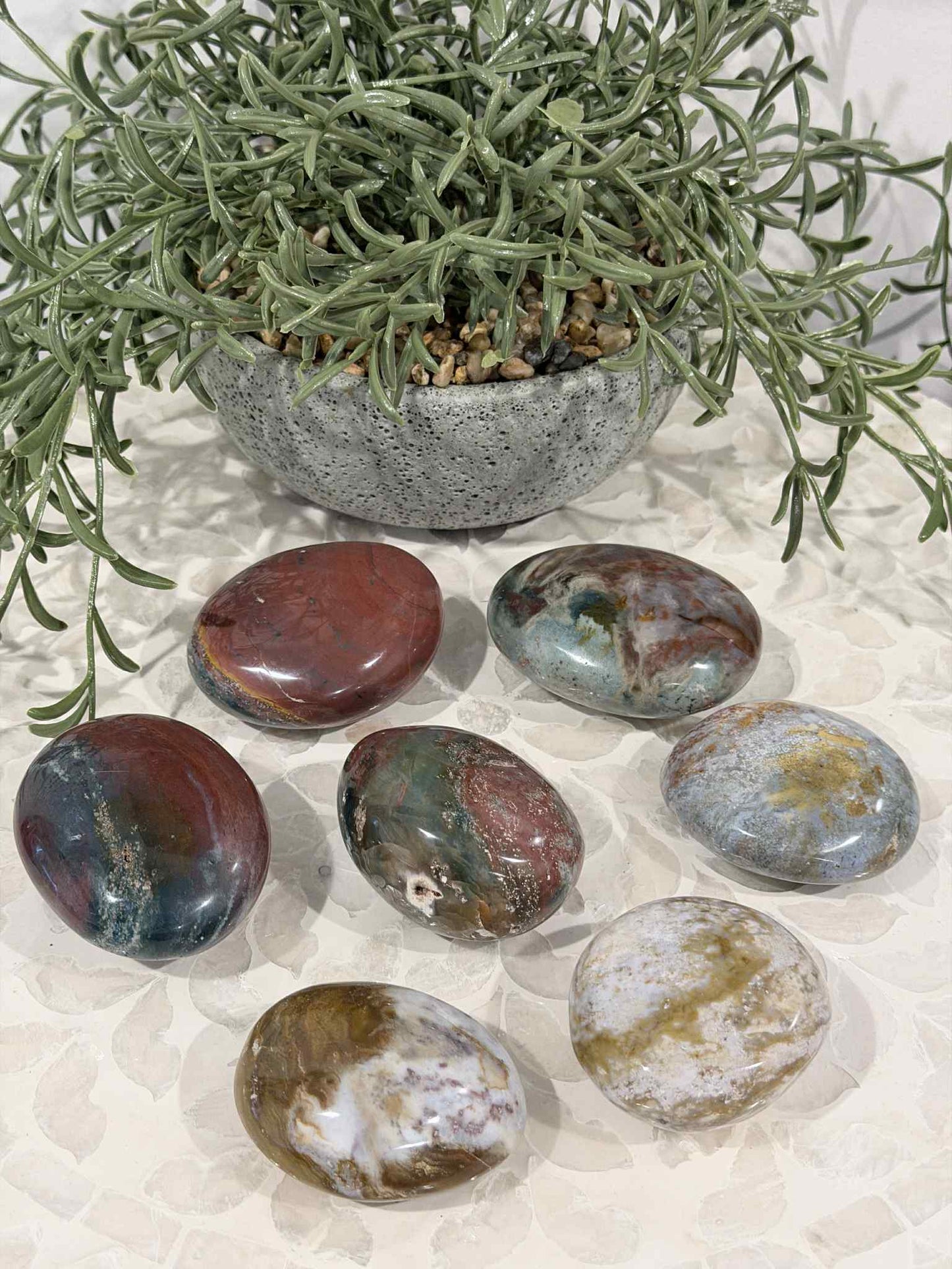 Ocean Jasper Palm Stone