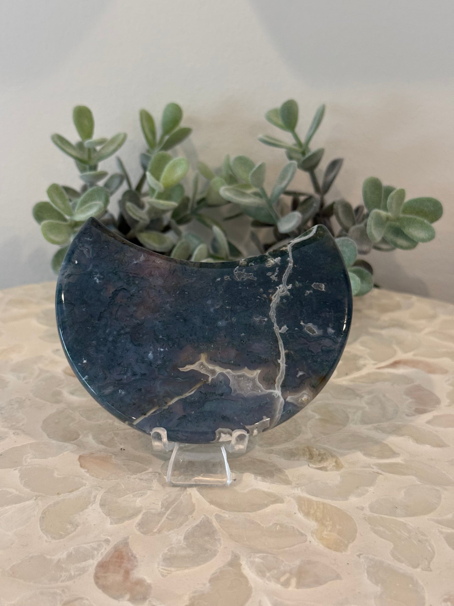 Moss Agate Moon