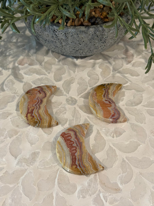 Crazy Lace Agate Moons