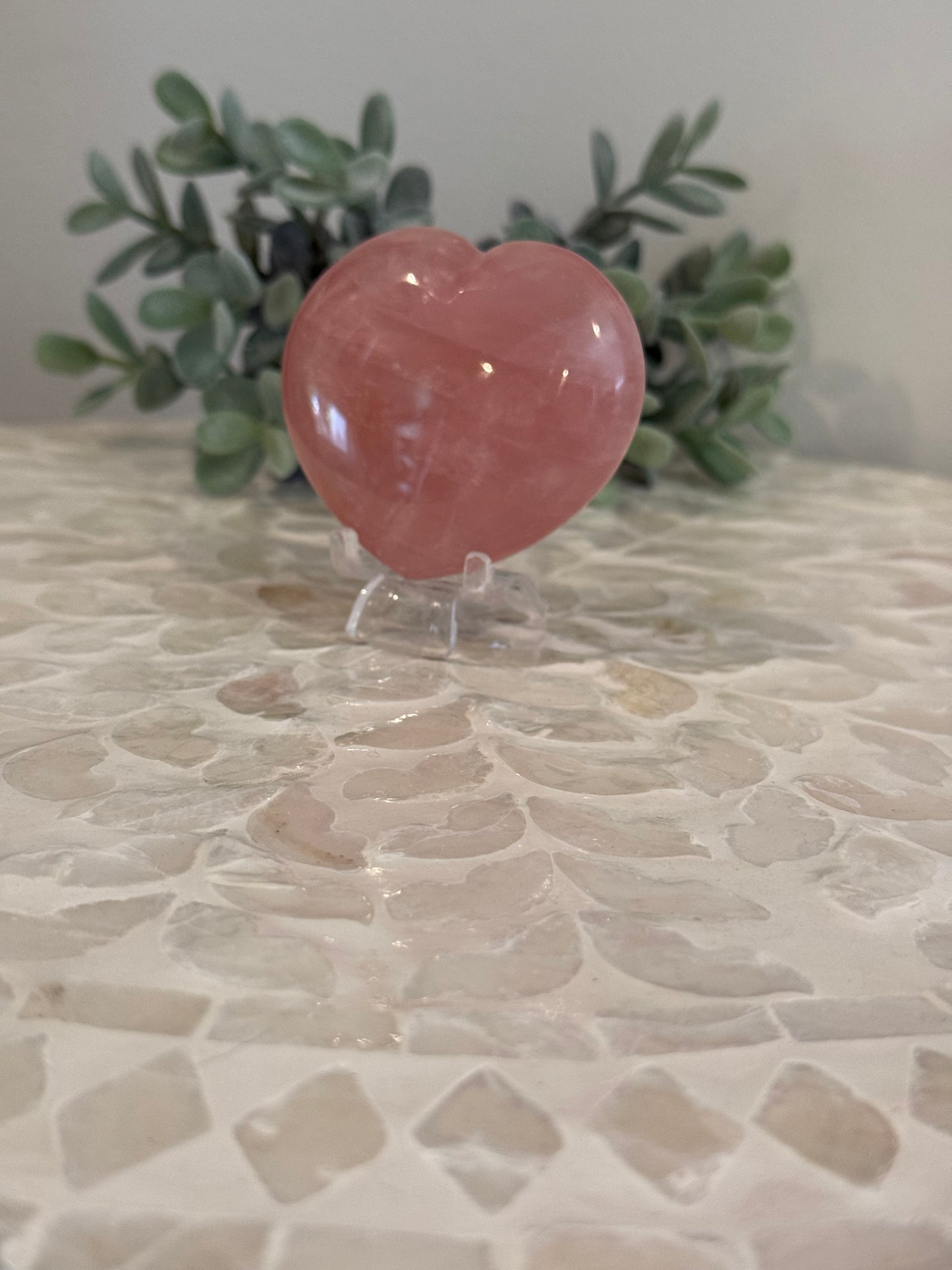 Rose Quartz Heart