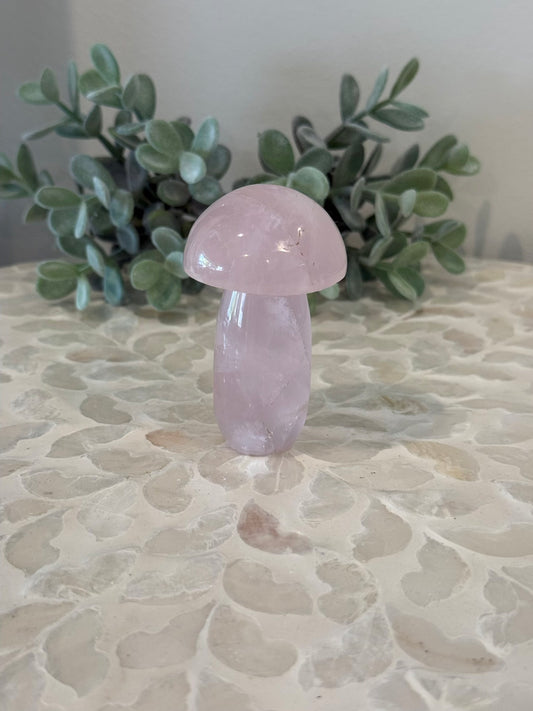 Rose Quartz Mushroom