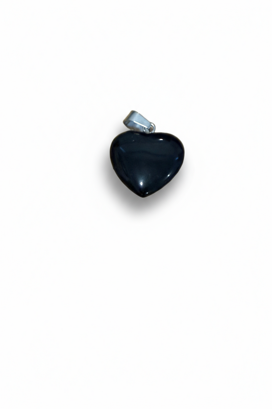 Obsidian Heart Pendant