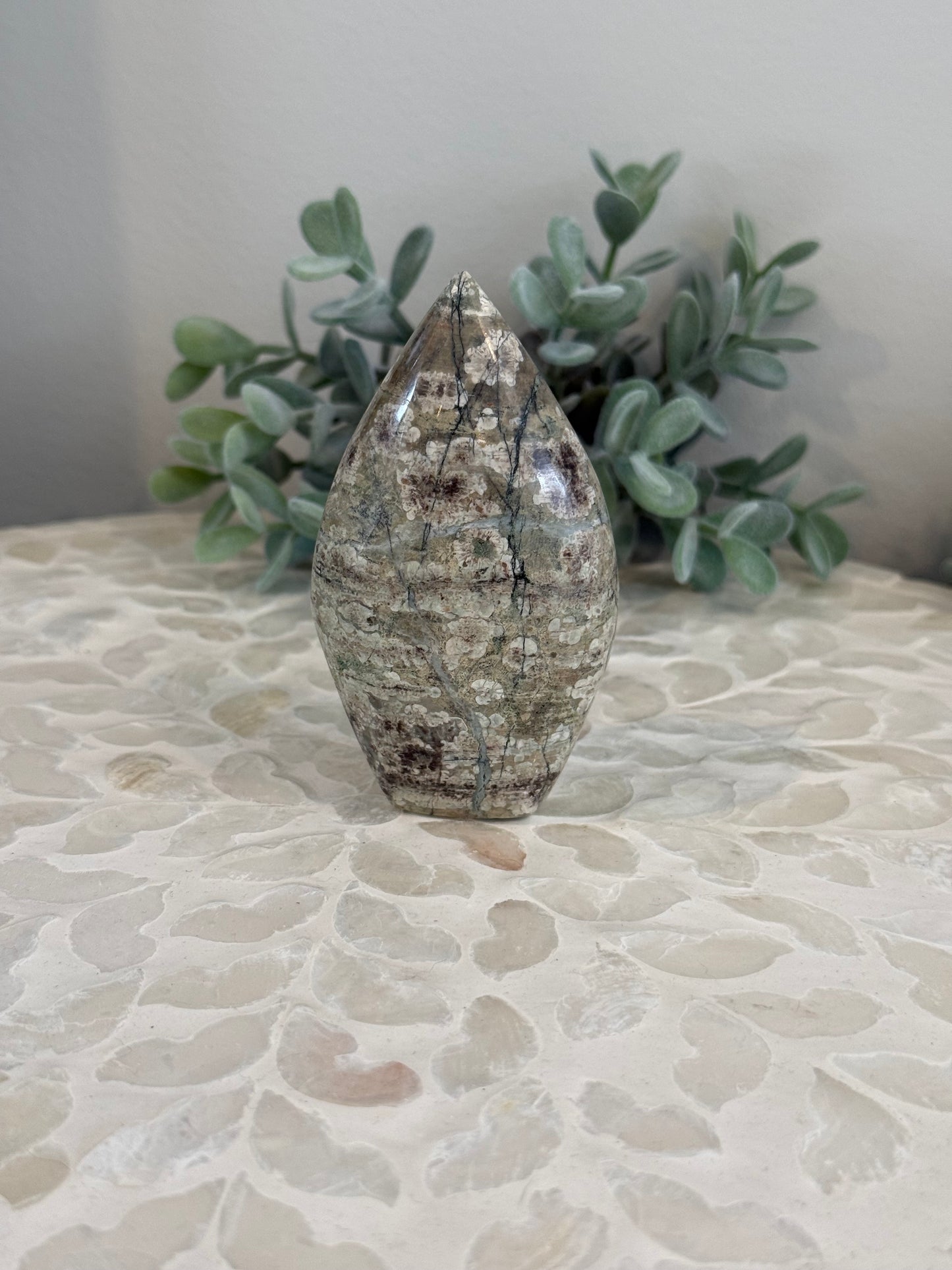 Flower Rhyolite Freeform (Green Flower Jasper)