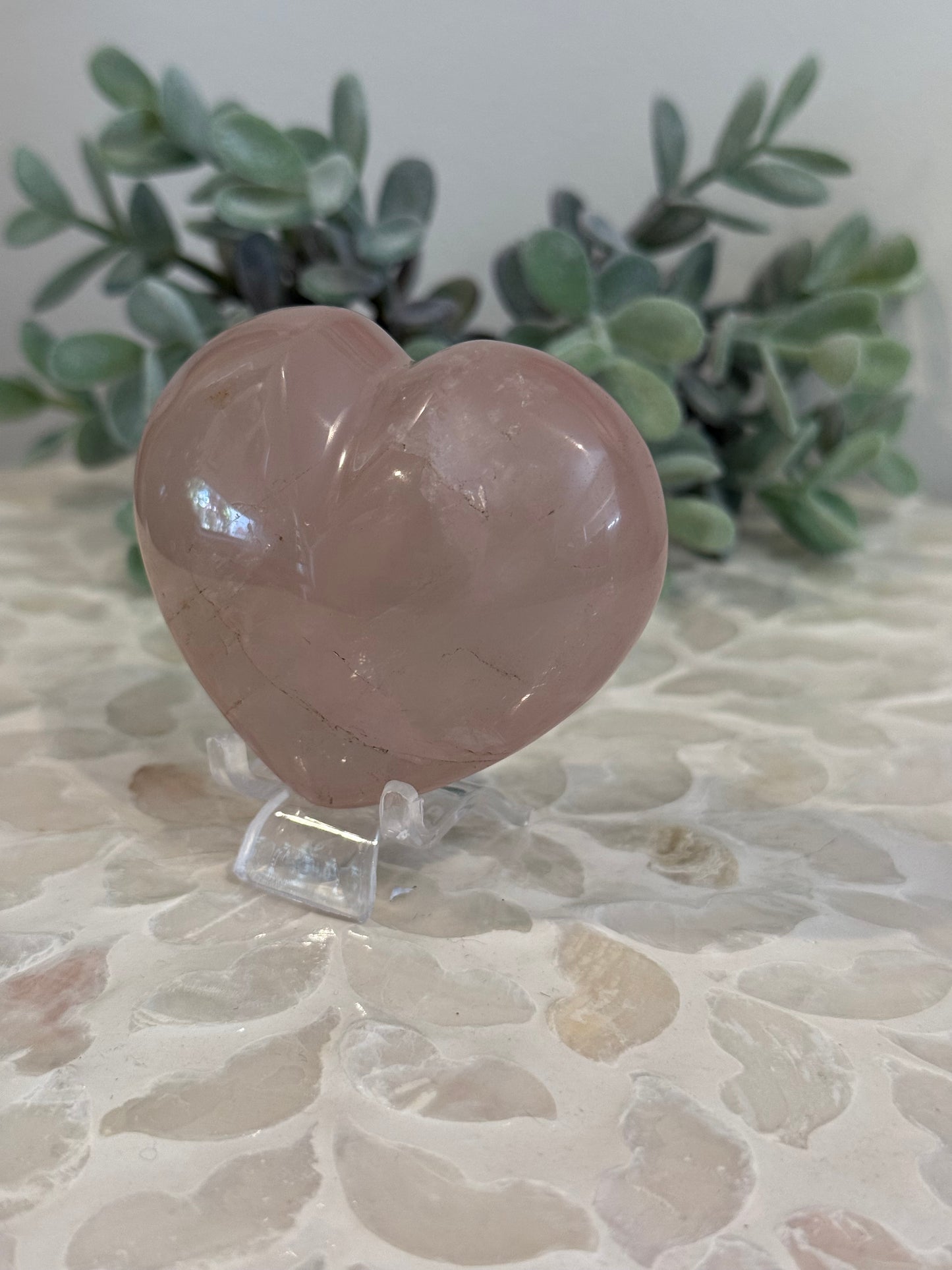 Rose Quartz Heart
