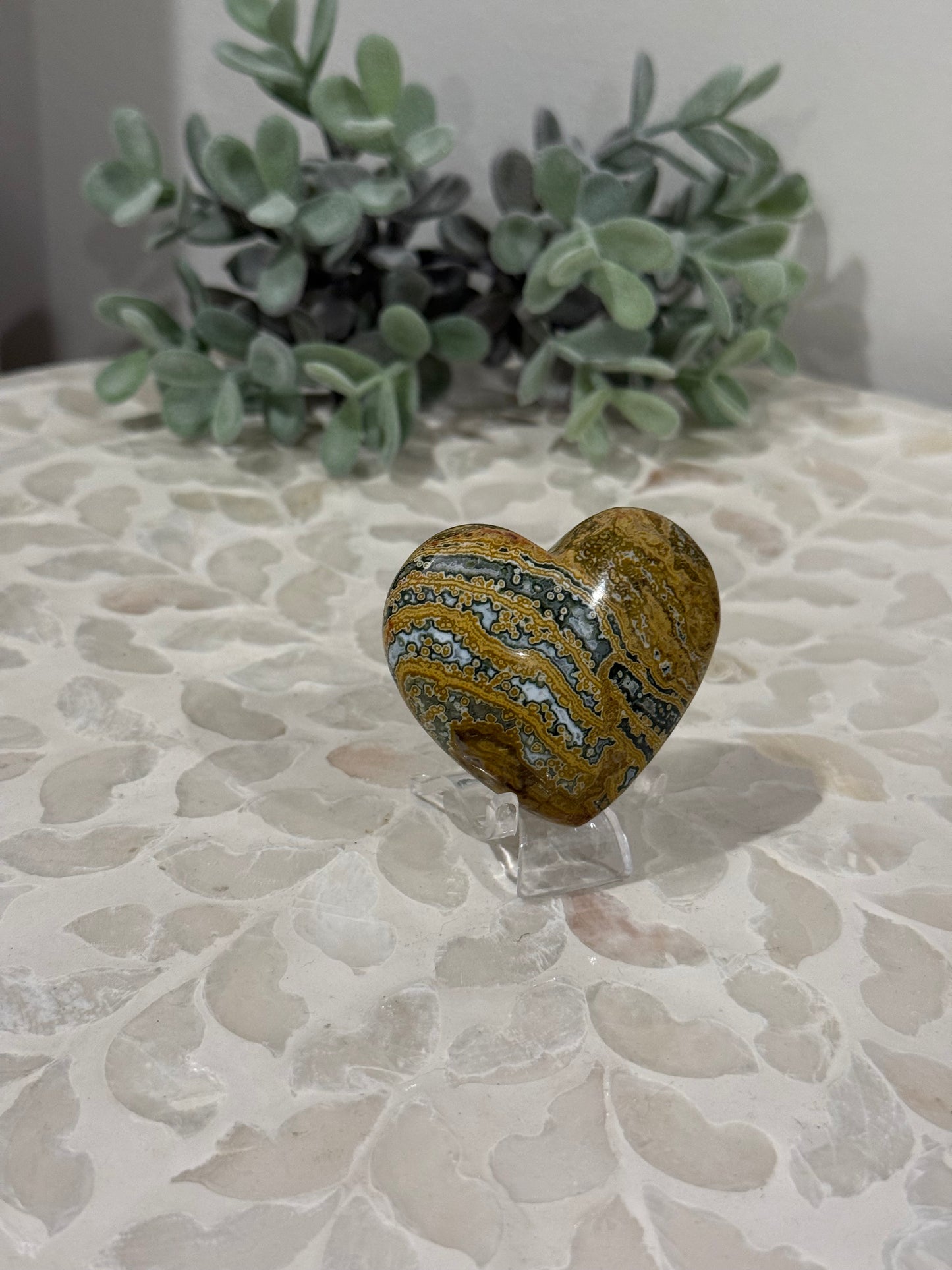 Ocean Jasper Heart