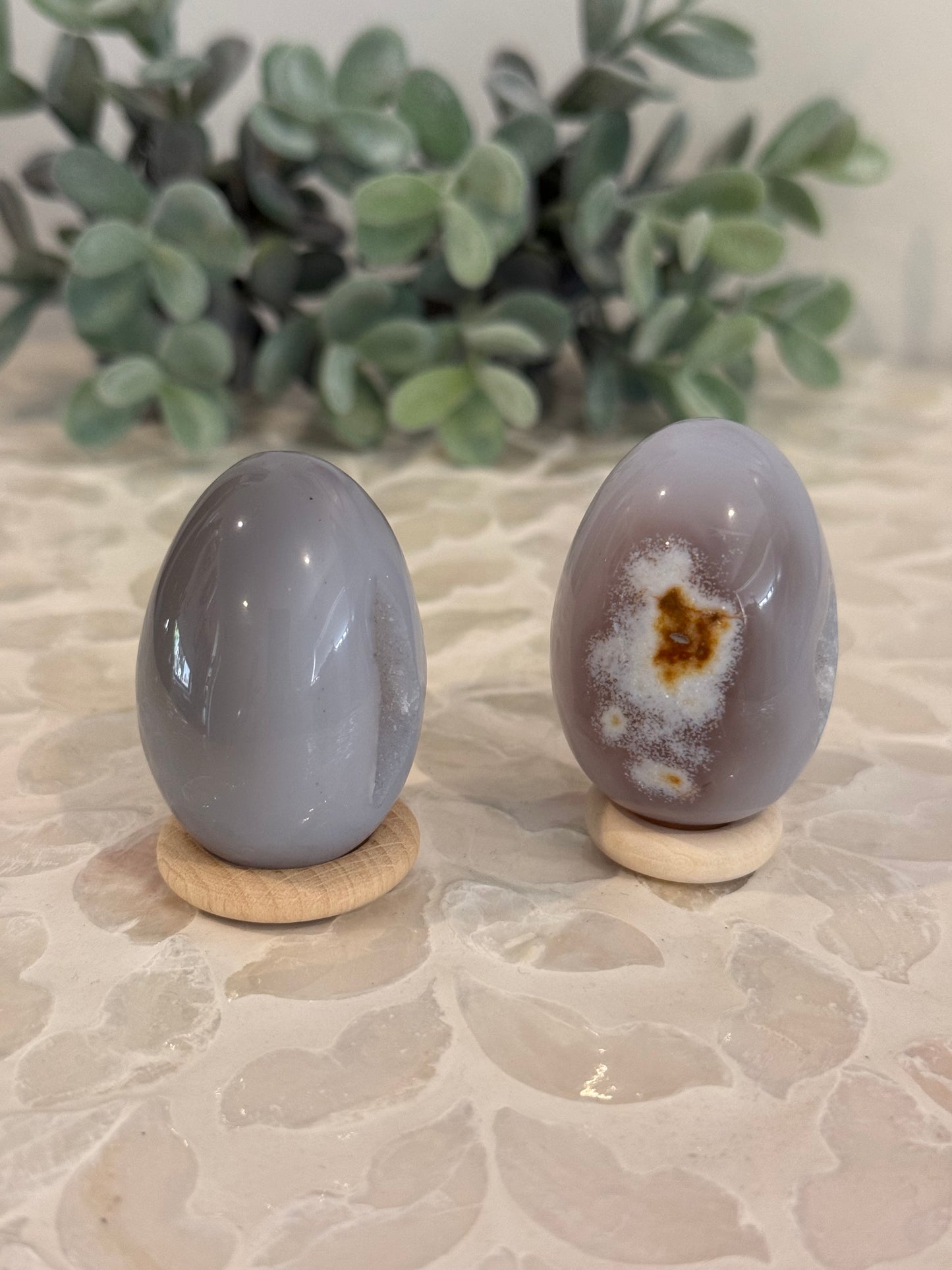 Agate Druzy Eggs