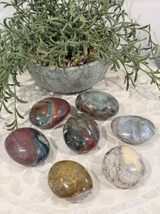 Ocean Jasper Palm Stone