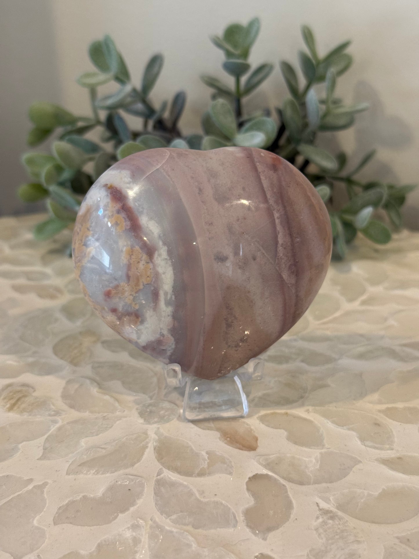 Ocean Jasper Heart
