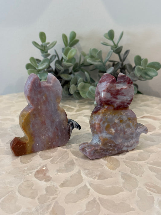 Ocean Jasper Standing Cat