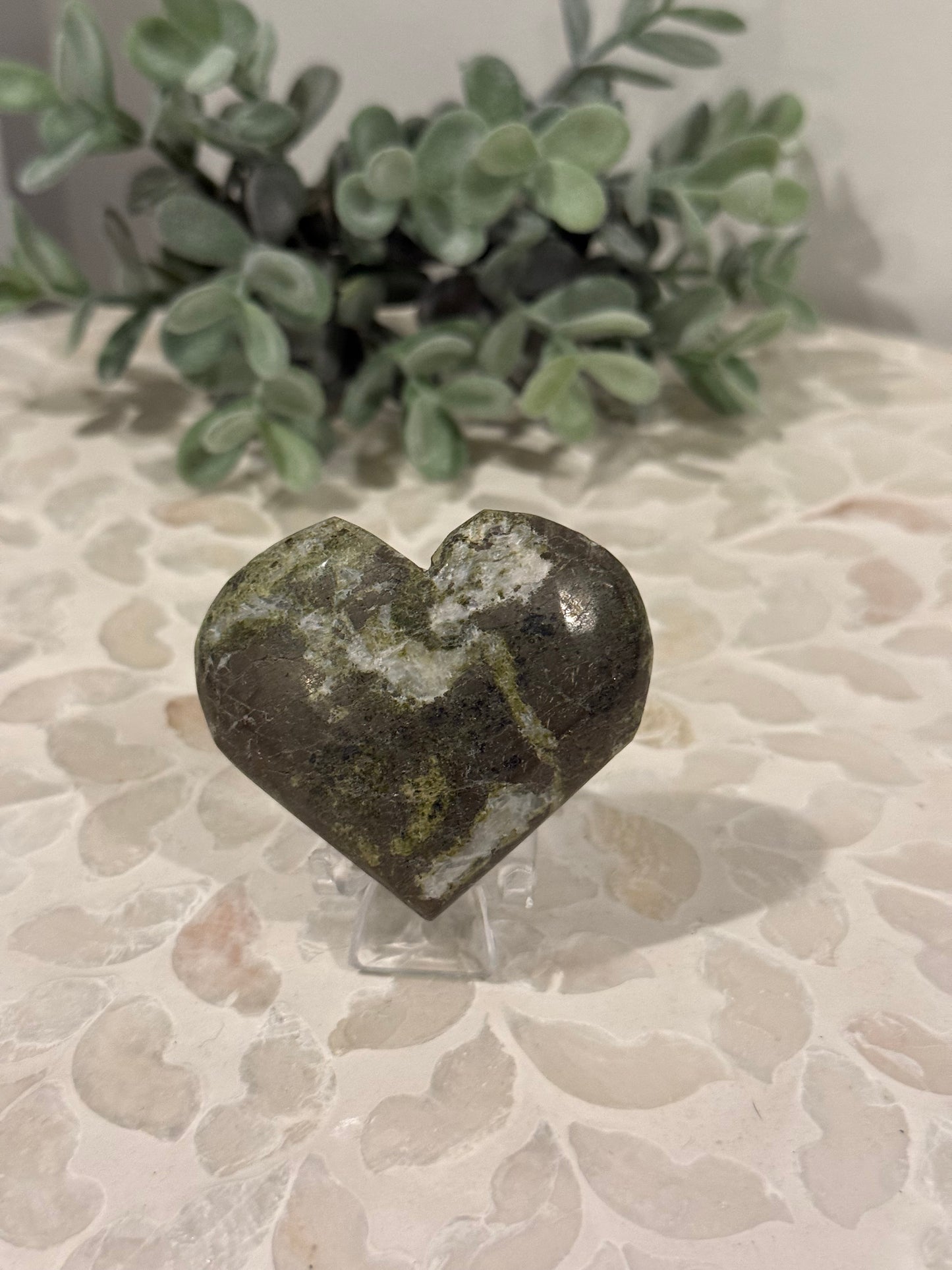 Leopardskin Serpentine Heart