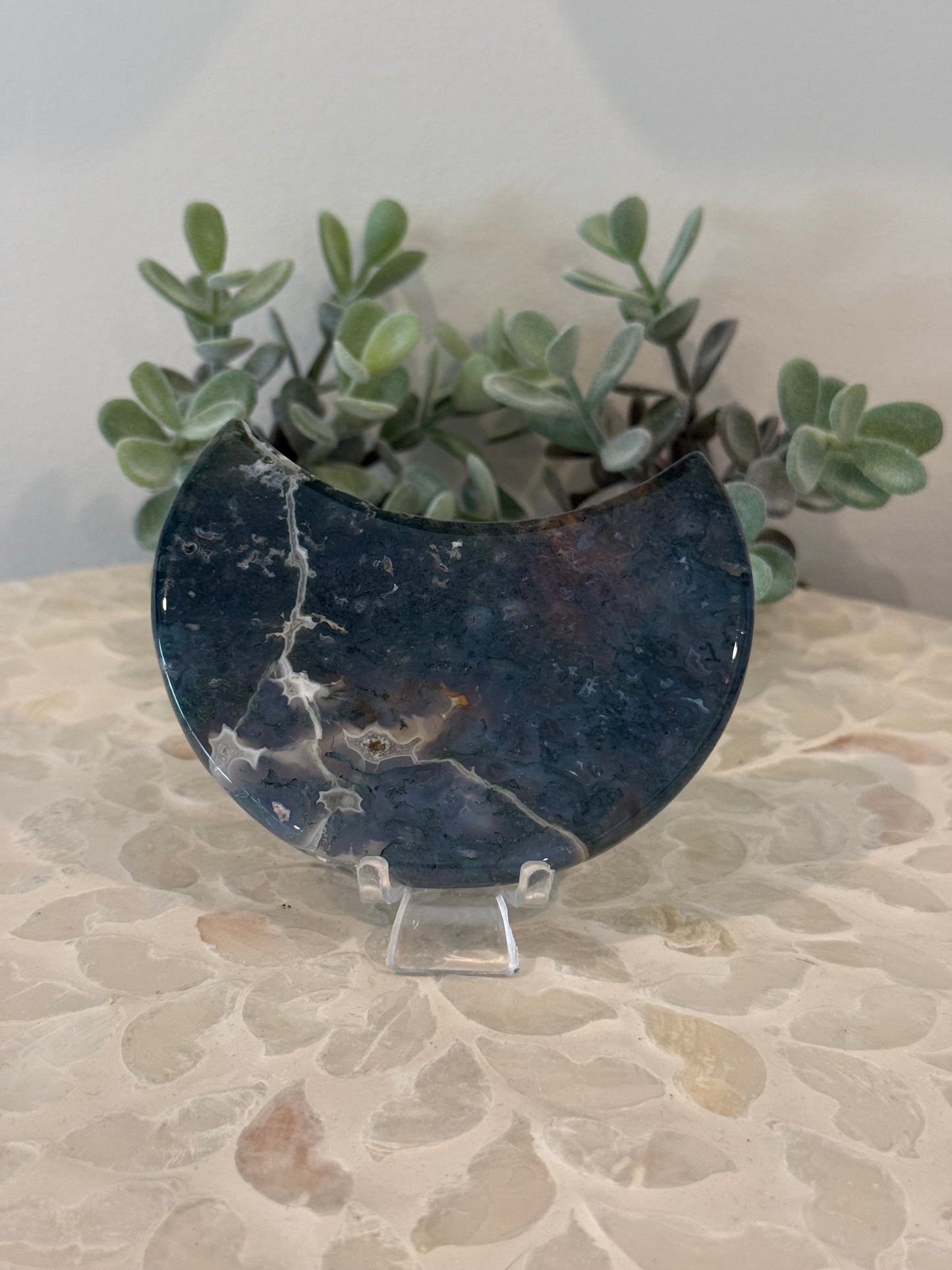 Moss Agate Moon