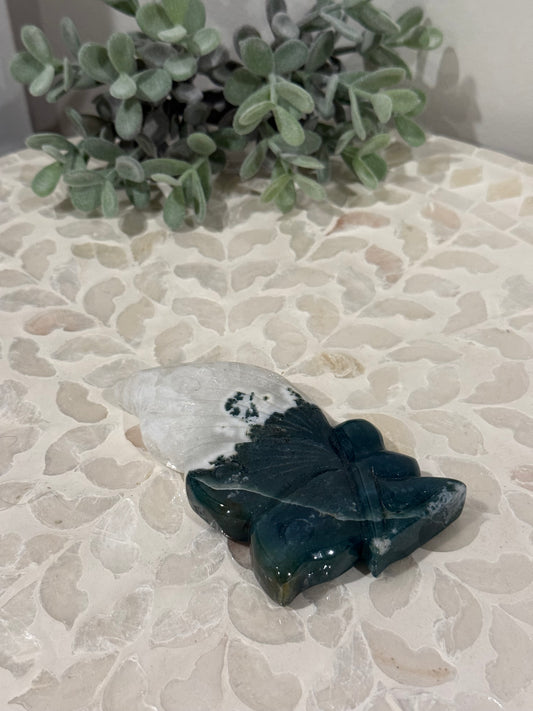 Moss Agate Fairy - Large