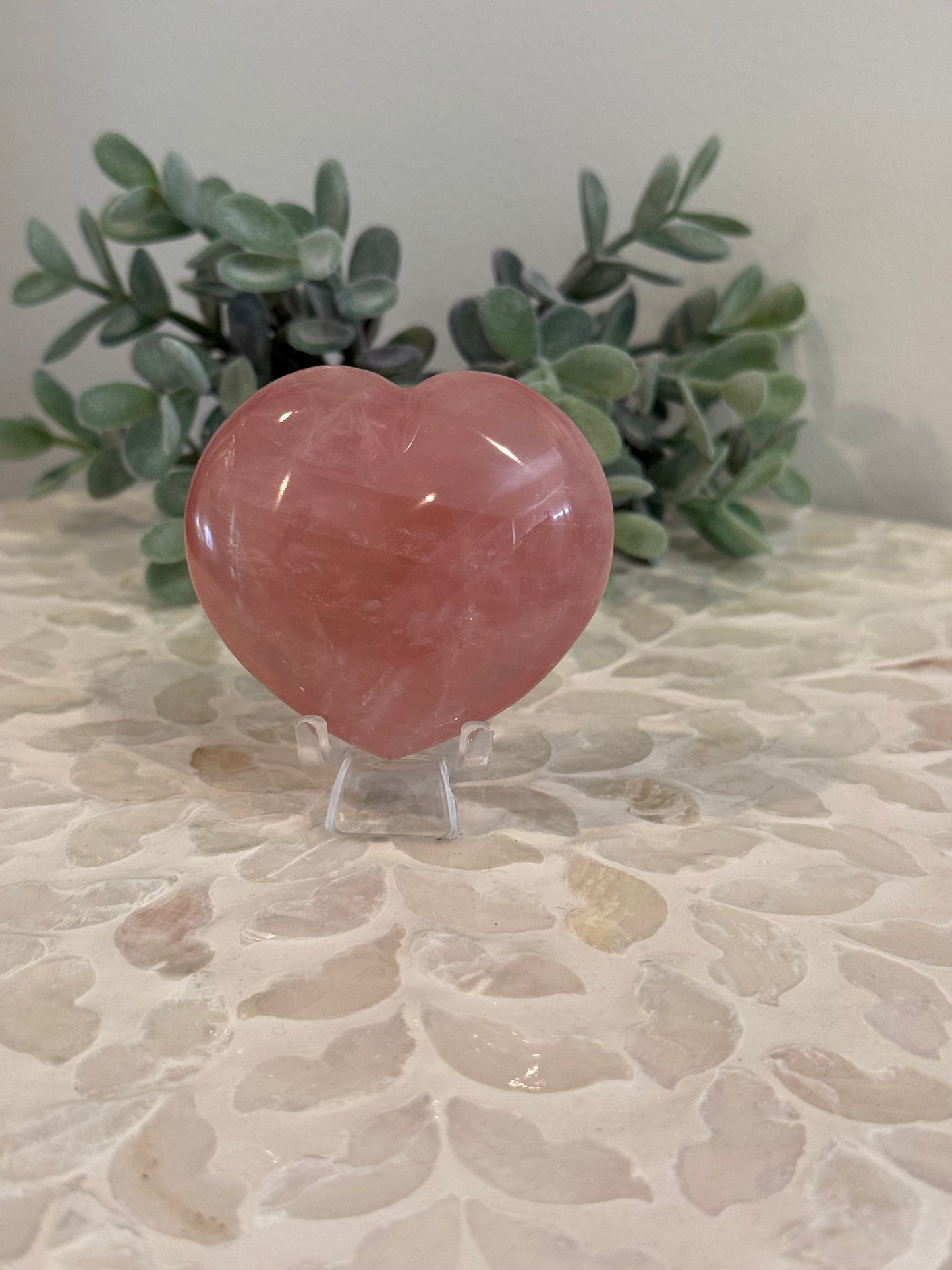 Rose Quartz Heart