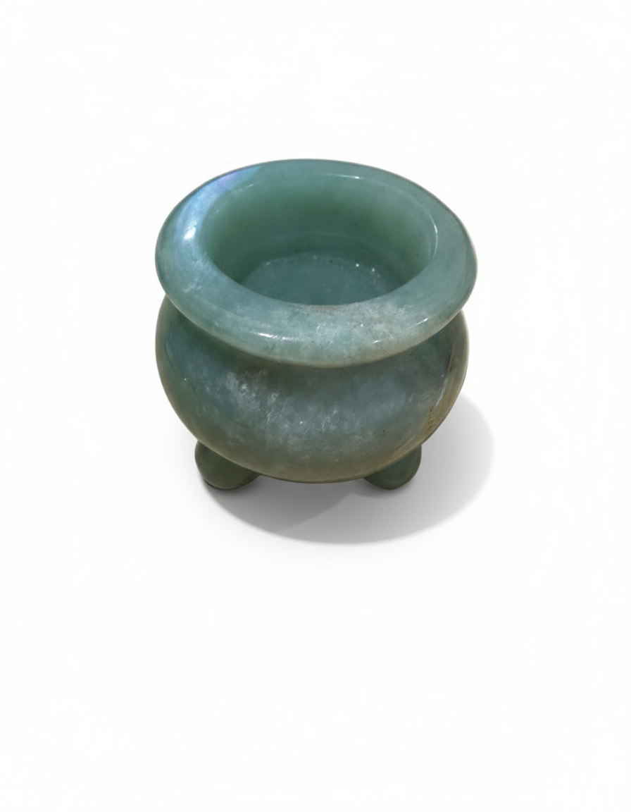 Green Aventurine Cauldron