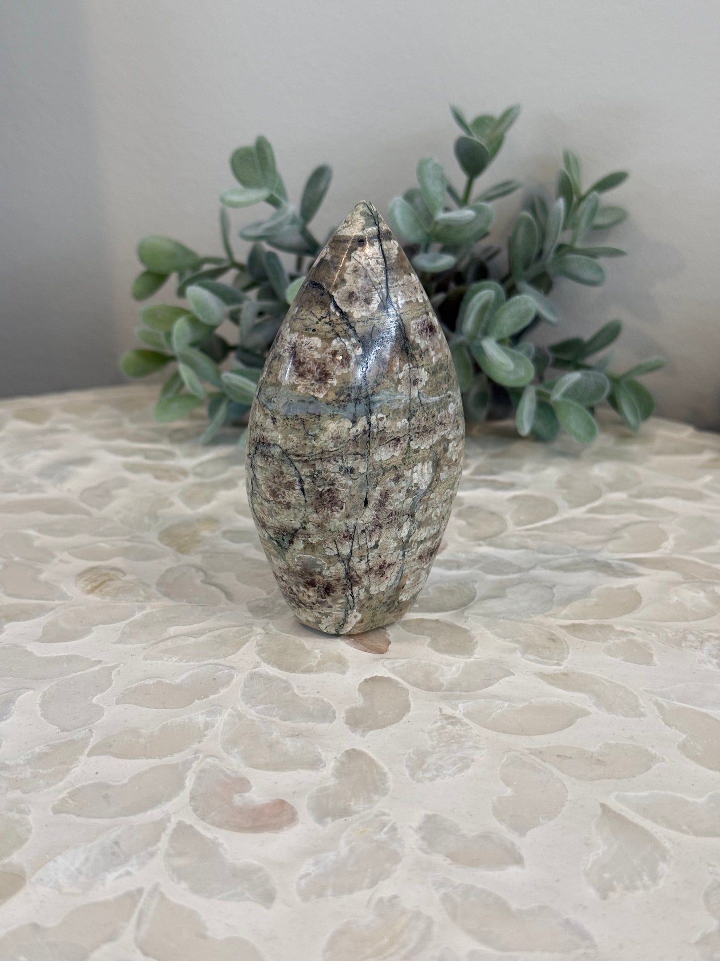 Flower Rhyolite Freeform (Green Flower Jasper)