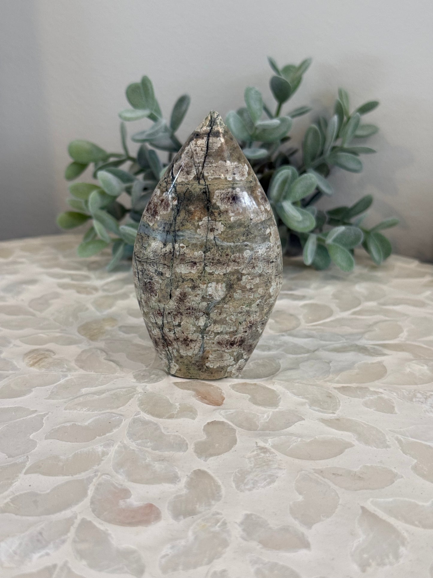 Flower Rhyolite Freeform (Green Flower Jasper)